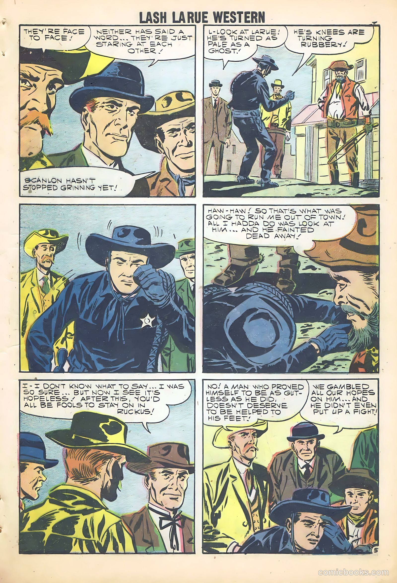 Lash Larue Western #68 (1958) — page 7 of 68