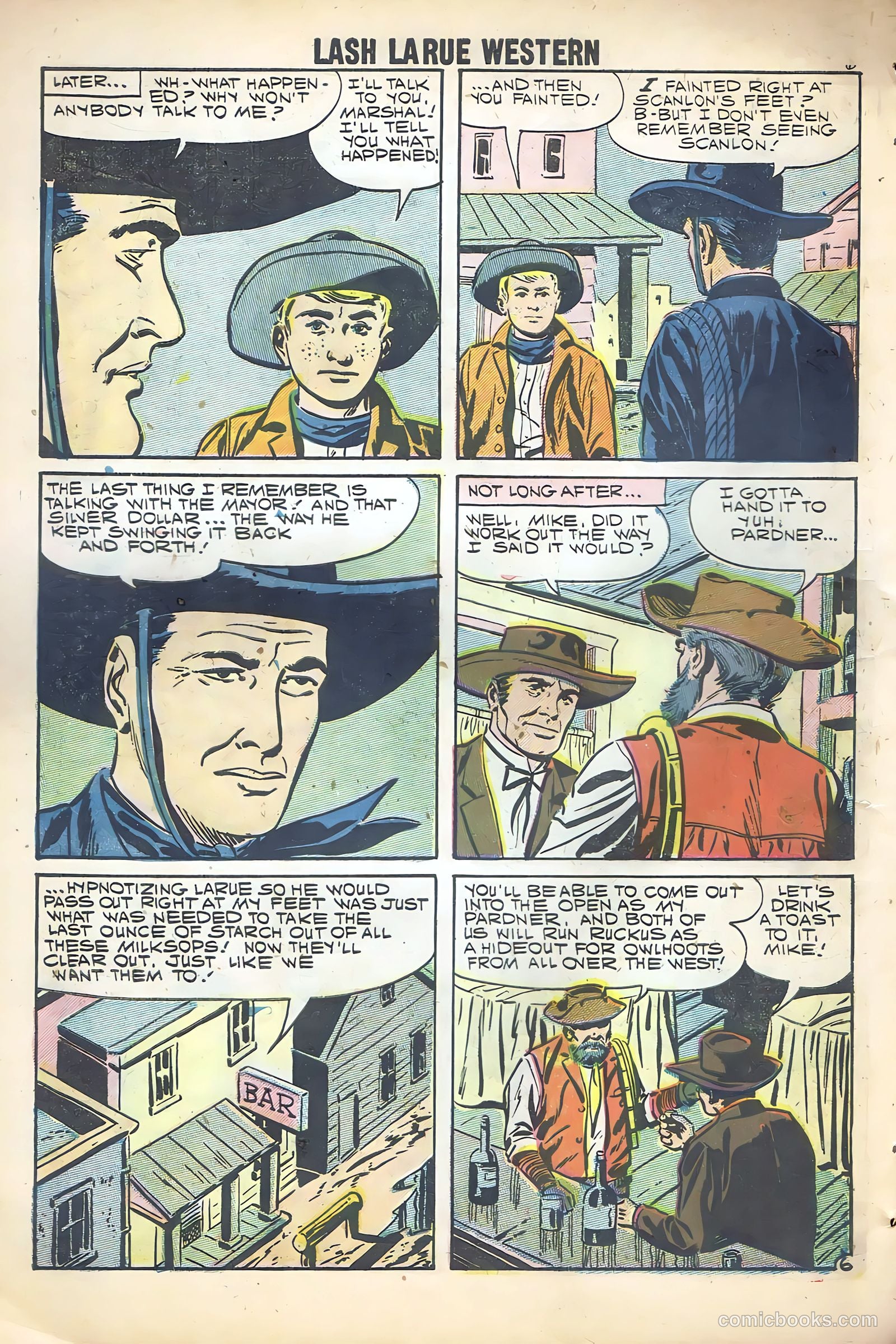 Lash Larue Western #68 (1958) — page 8 of 68