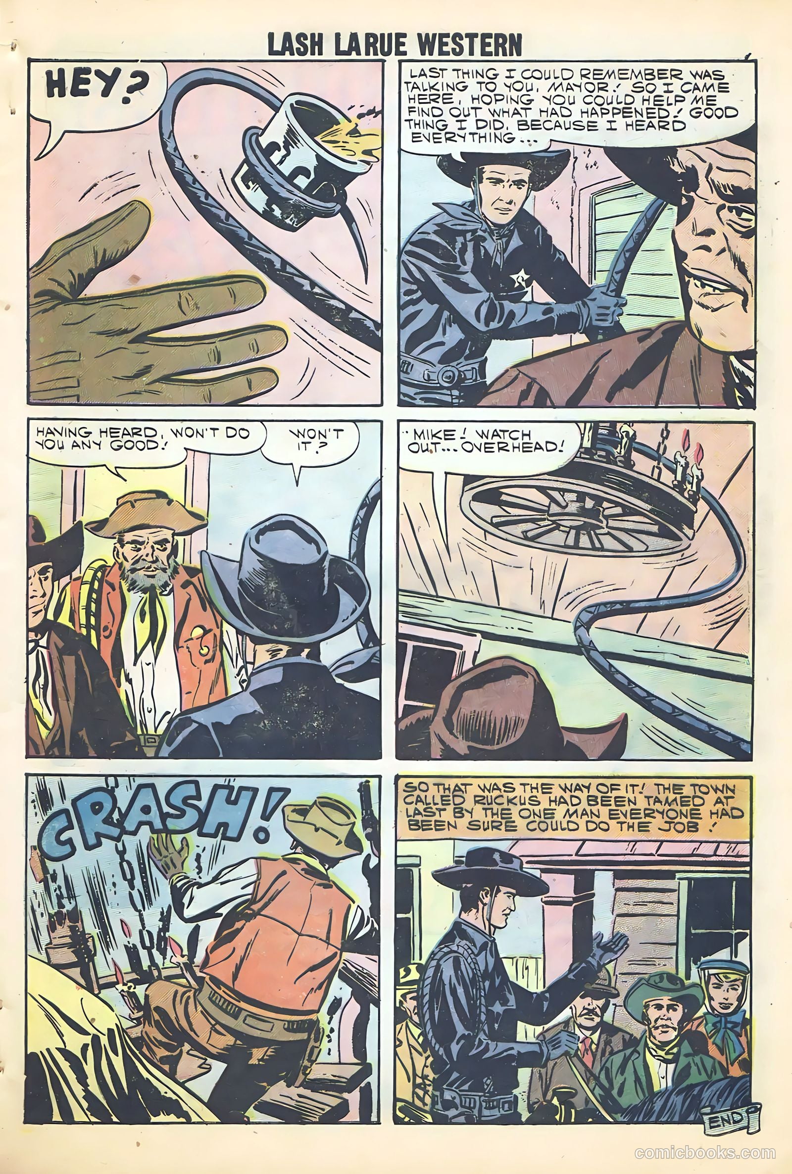 Lash Larue Western #68 (1958) — page 9 of 68