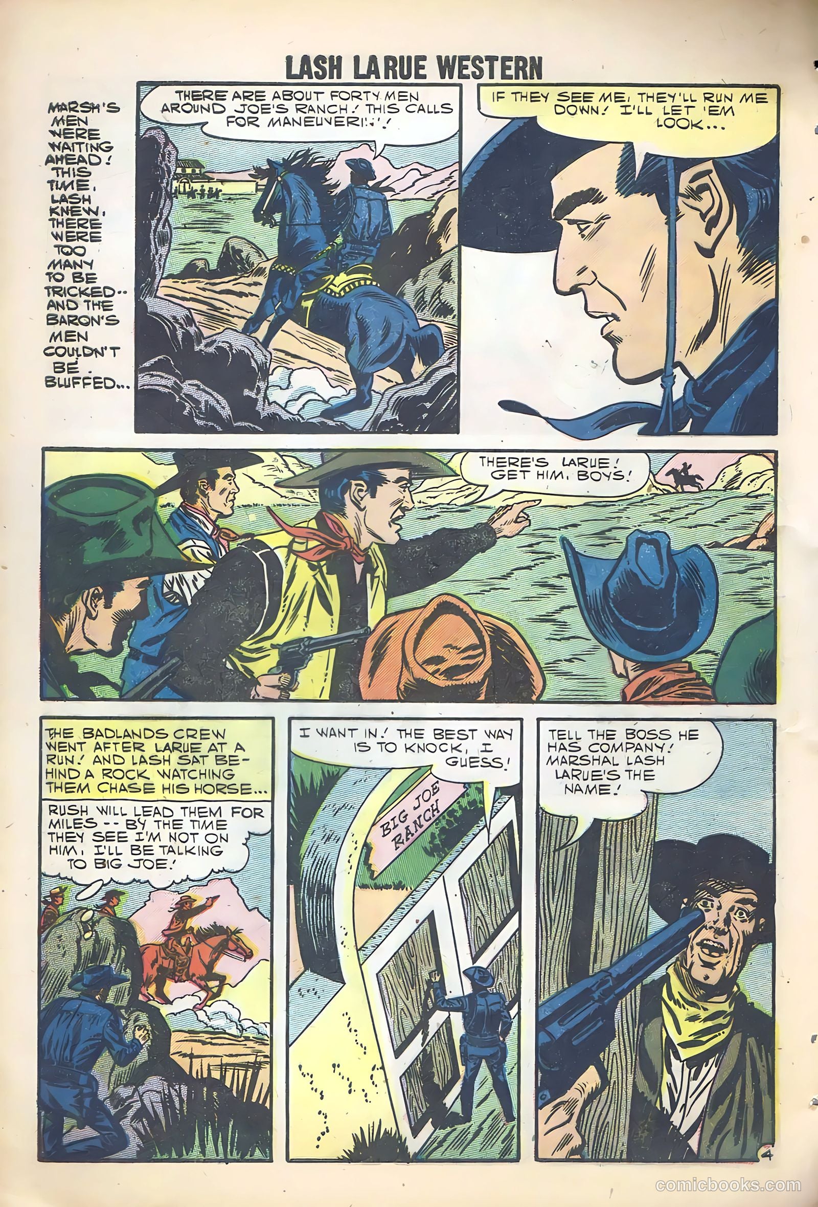 Lash Larue Western #68 (1958) — page 14 of 68