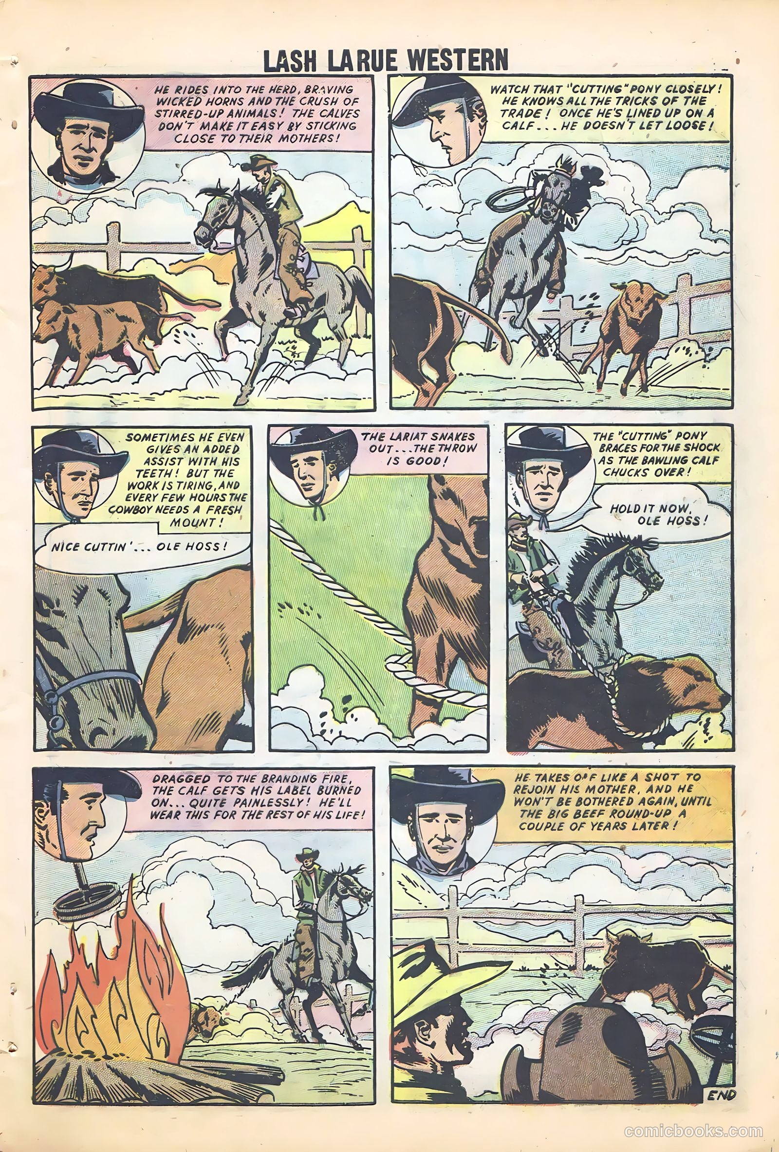 Lash Larue Western #68 (1958) — page 17 of 68