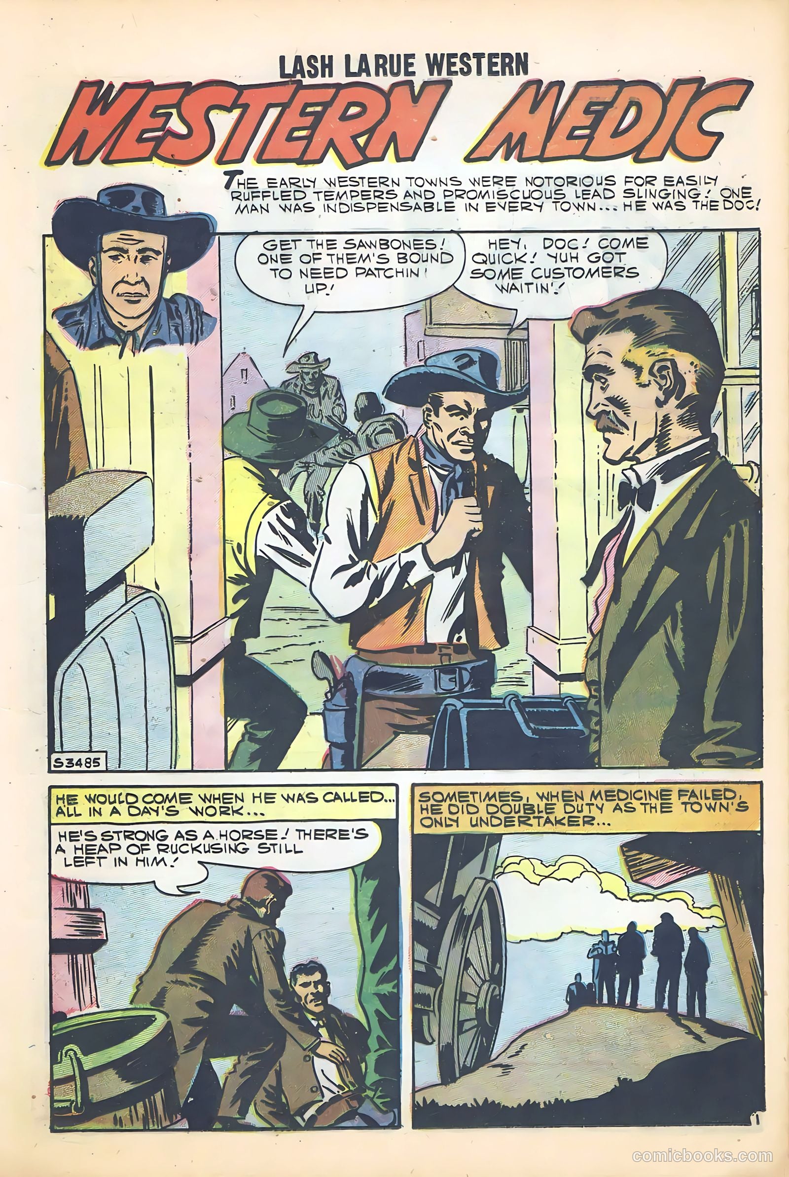 Lash Larue Western #68 (1958) — page 25 of 68