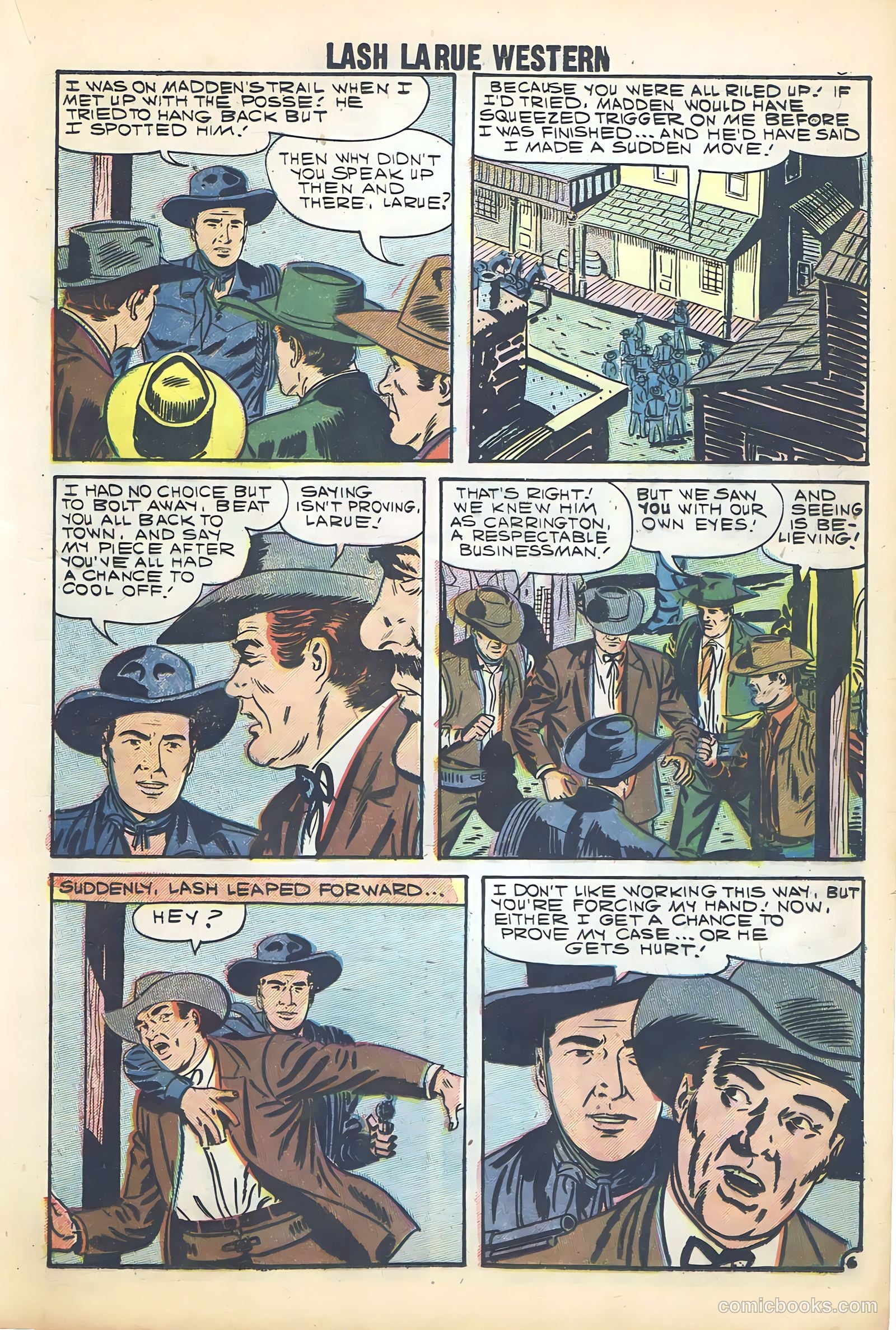 Lash Larue Western #68 (1958) — page 33 of 68