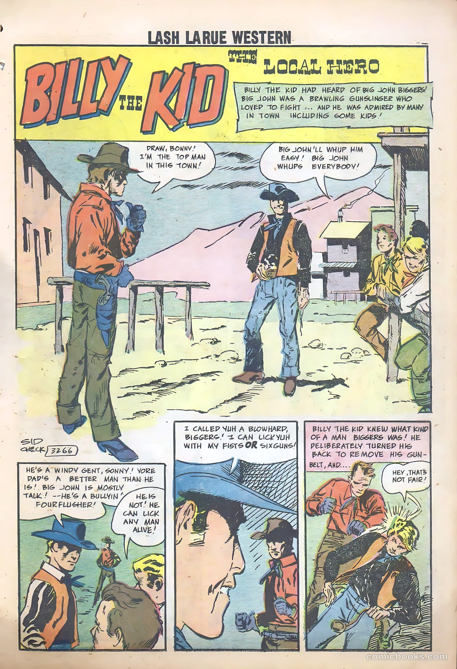 Lash Larue Western #68 (1958) — page 35 of 68