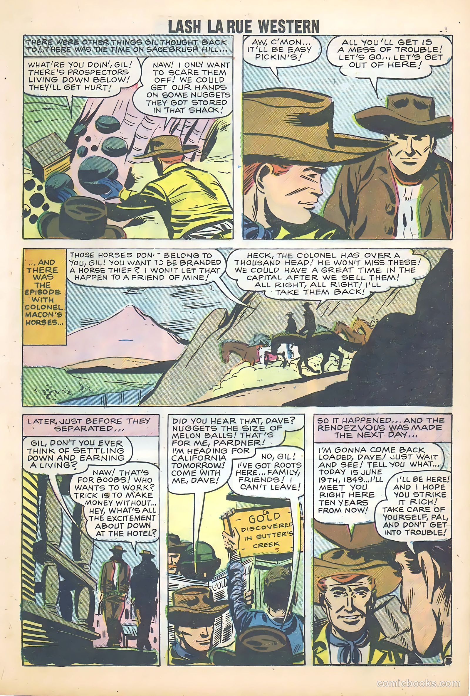 Lash Larue Western #68 (1958) — page 39 of 68