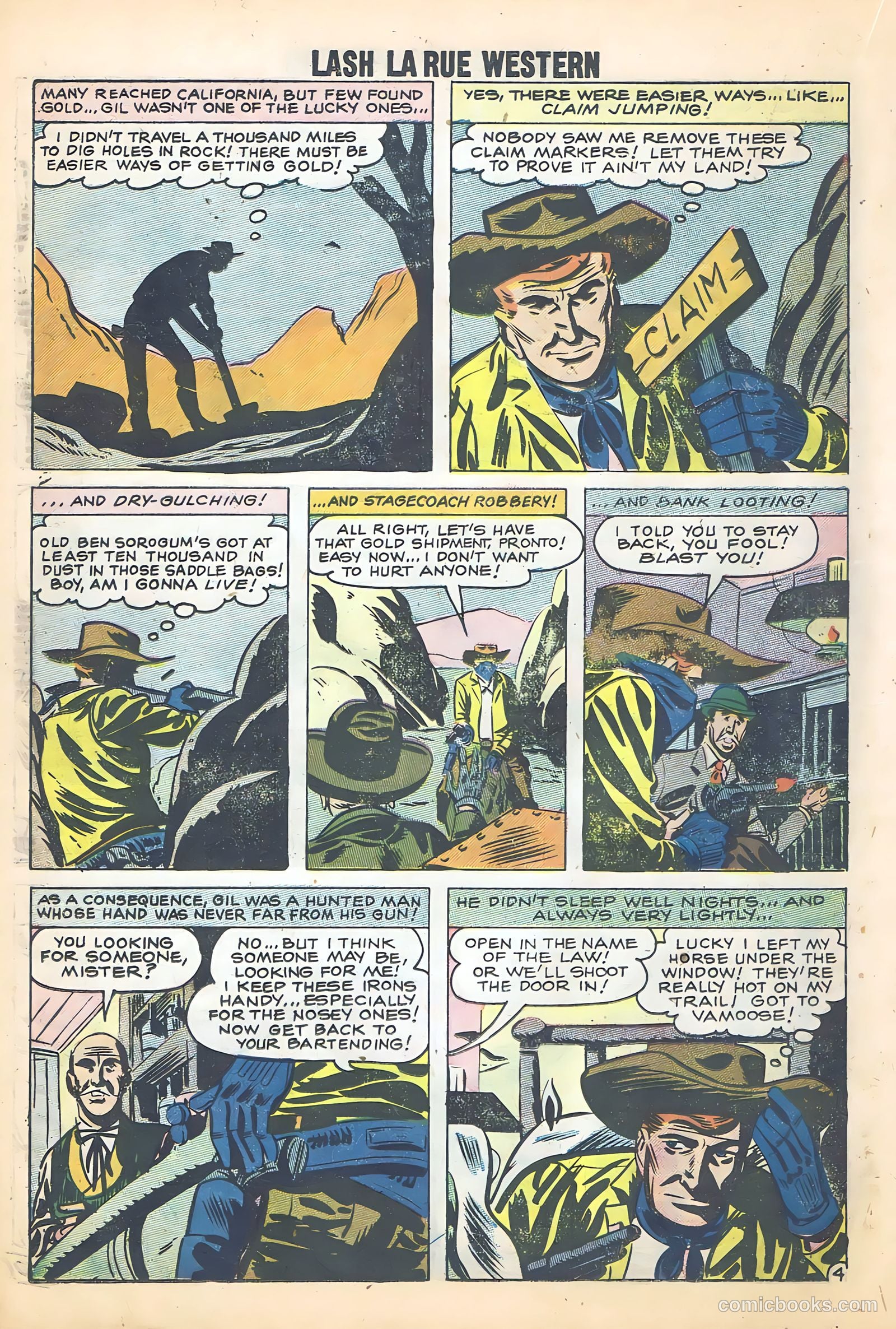 Lash Larue Western #68 (1958) — page 40 of 68