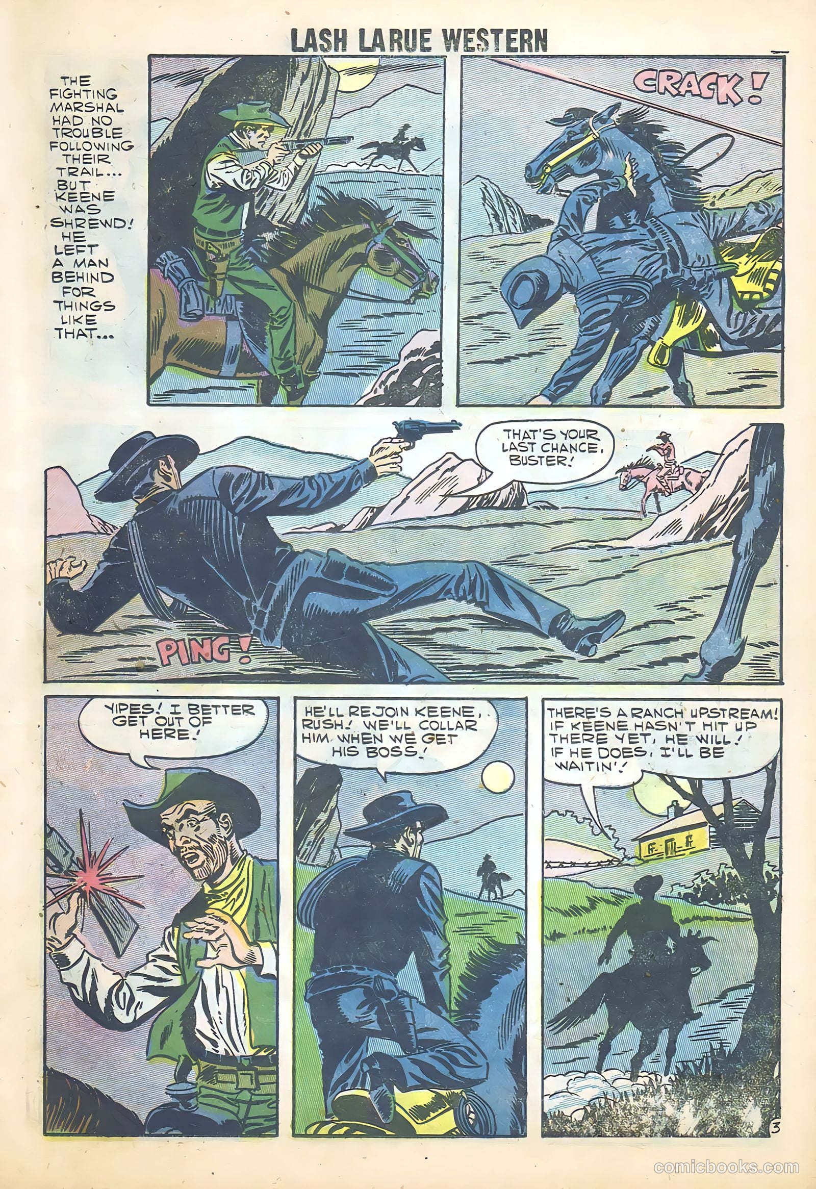 Lash Larue Western #68 (1958) — page 45 of 68