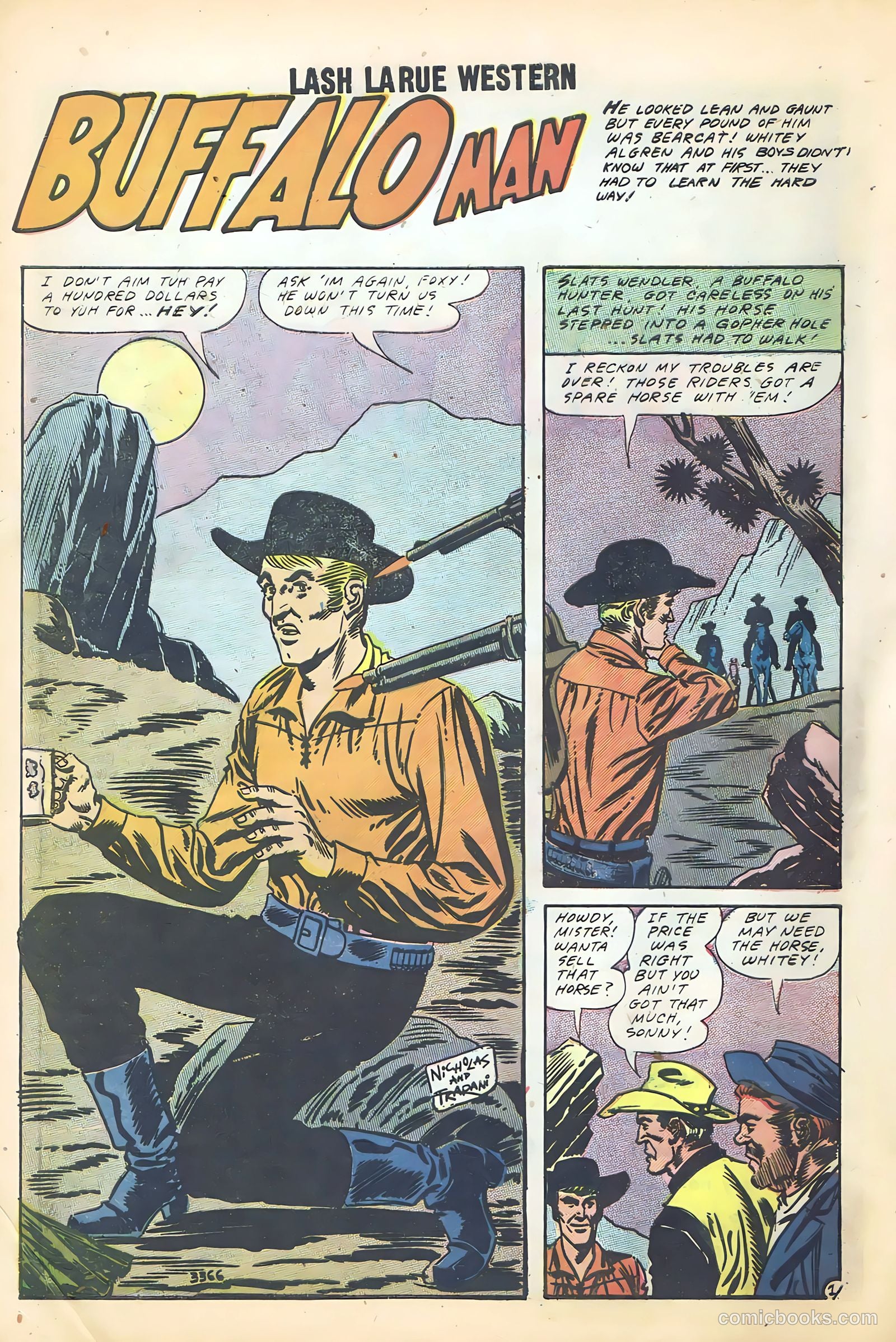 Lash Larue Western #68 (1958) — page 52 of 68