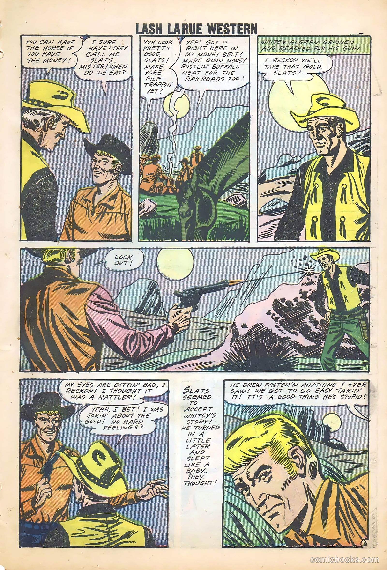 Lash Larue Western #68 (1958) — page 53 of 68