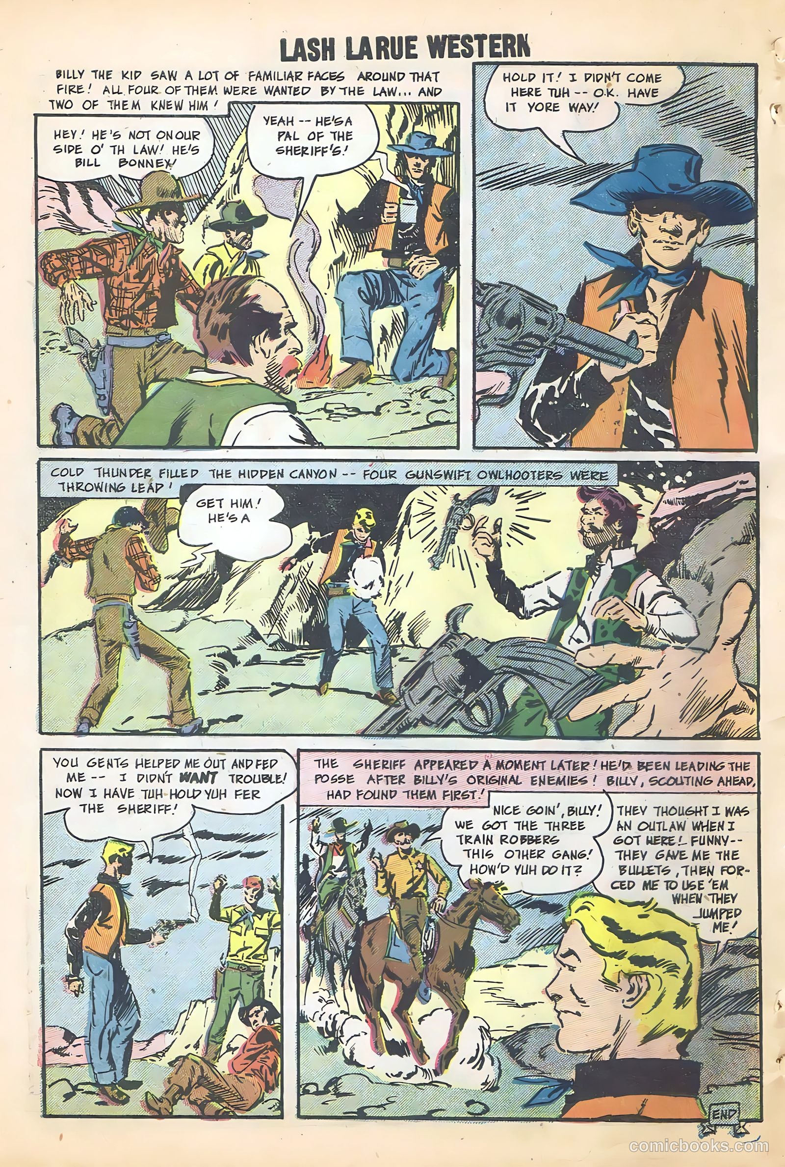Lash Larue Western #68 (1958) — page 58 of 68