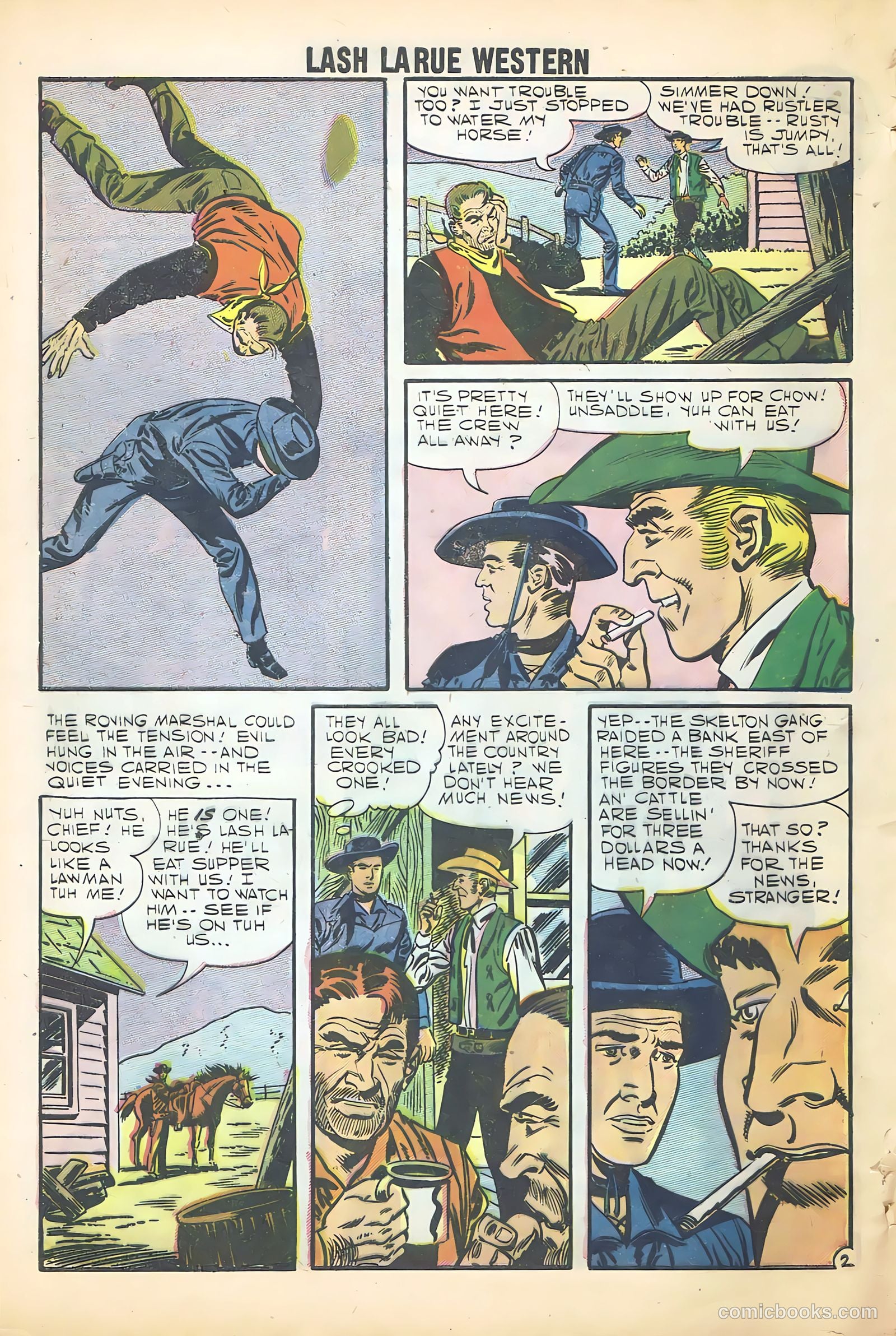 Lash Larue Western #68 (1958) — page 62 of 68
