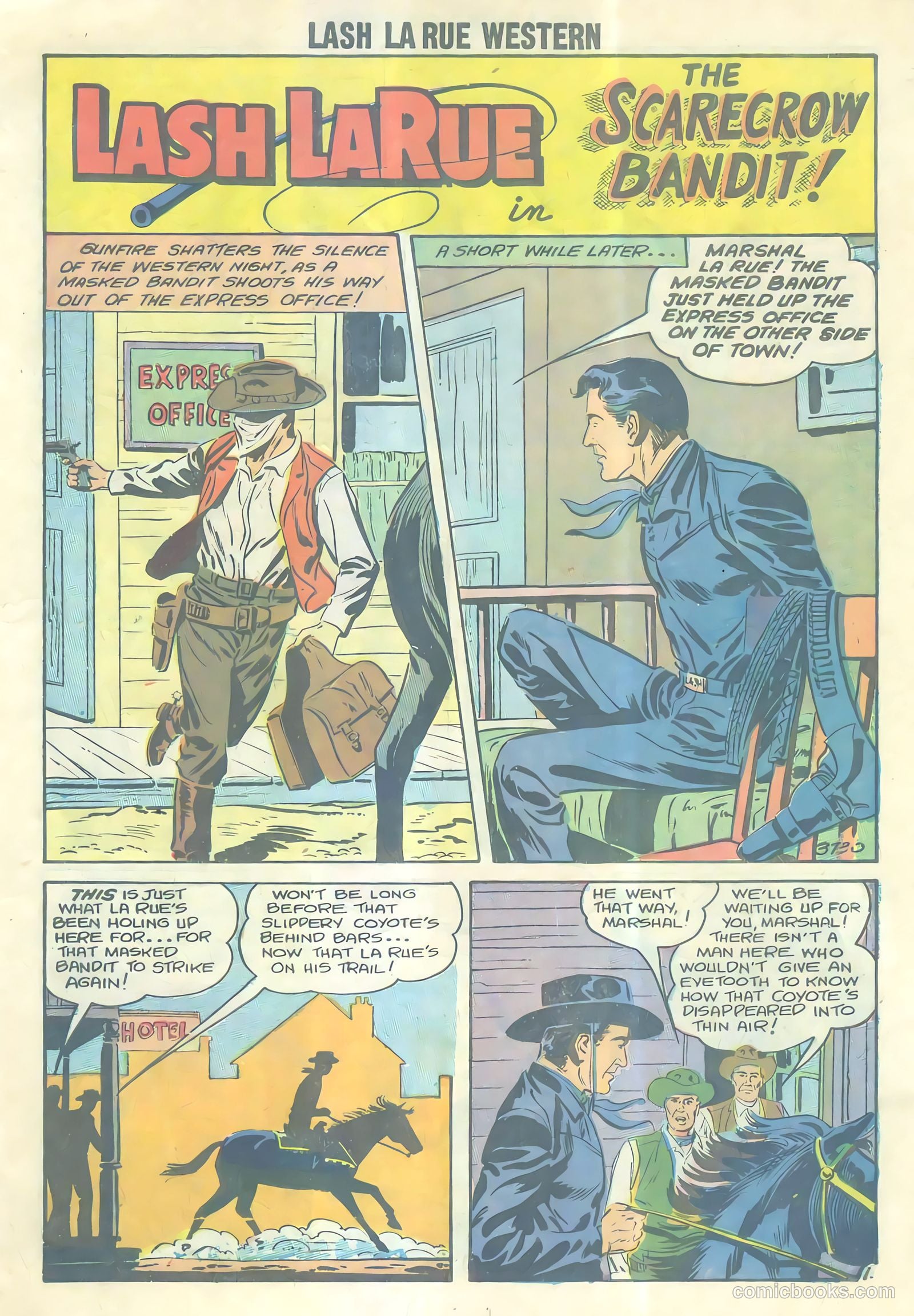 Lash Larue Western #69 (1957) — page 2 of 33