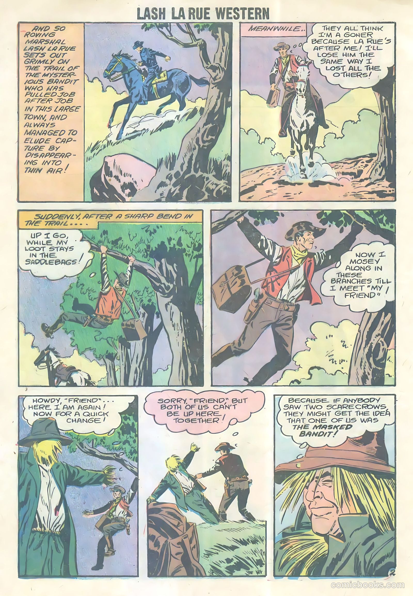 Lash Larue Western #69 (1957) — page 3 of 33