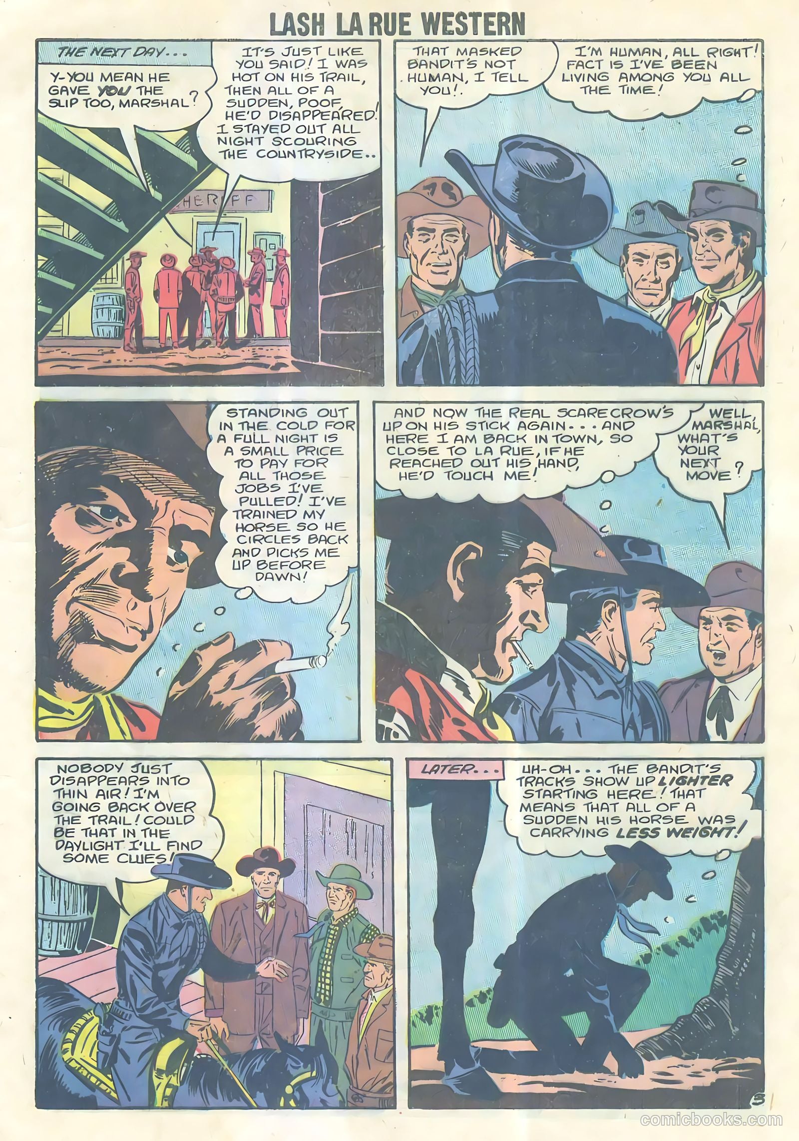 Lash Larue Western #69 (1957) — page 4 of 33