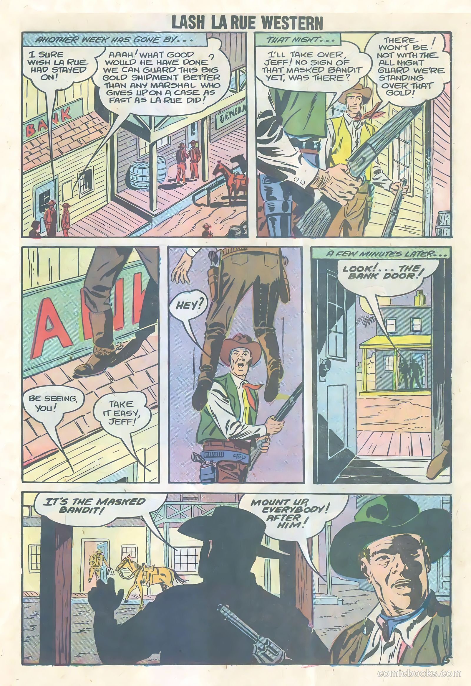 Lash Larue Western #69 (1957) — page 6 of 33