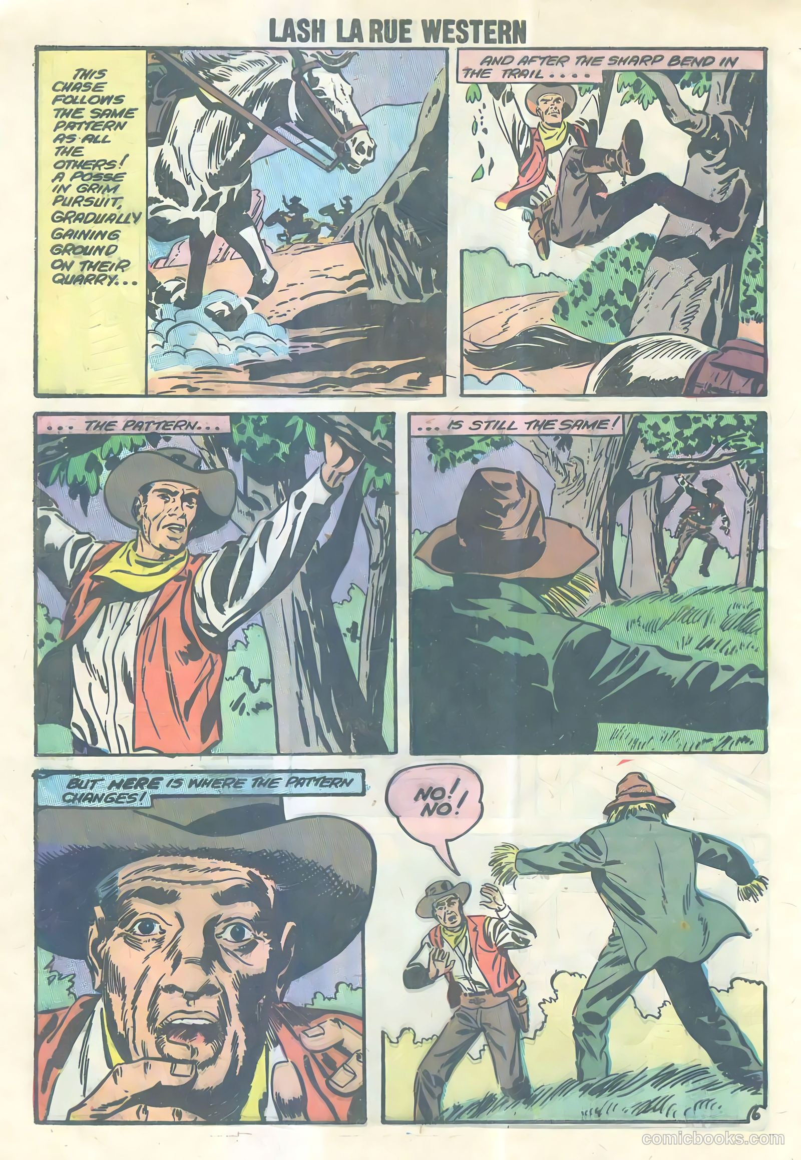 Lash Larue Western #69 (1957) — page 7 of 33