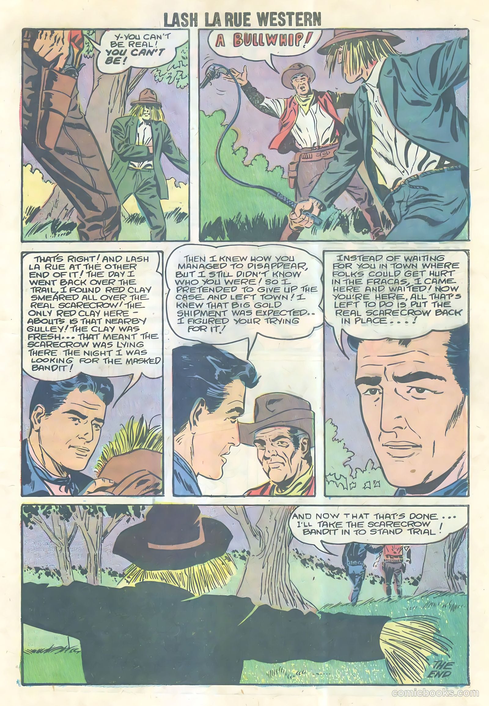 Lash Larue Western #69 (1957) — page 8 of 33
