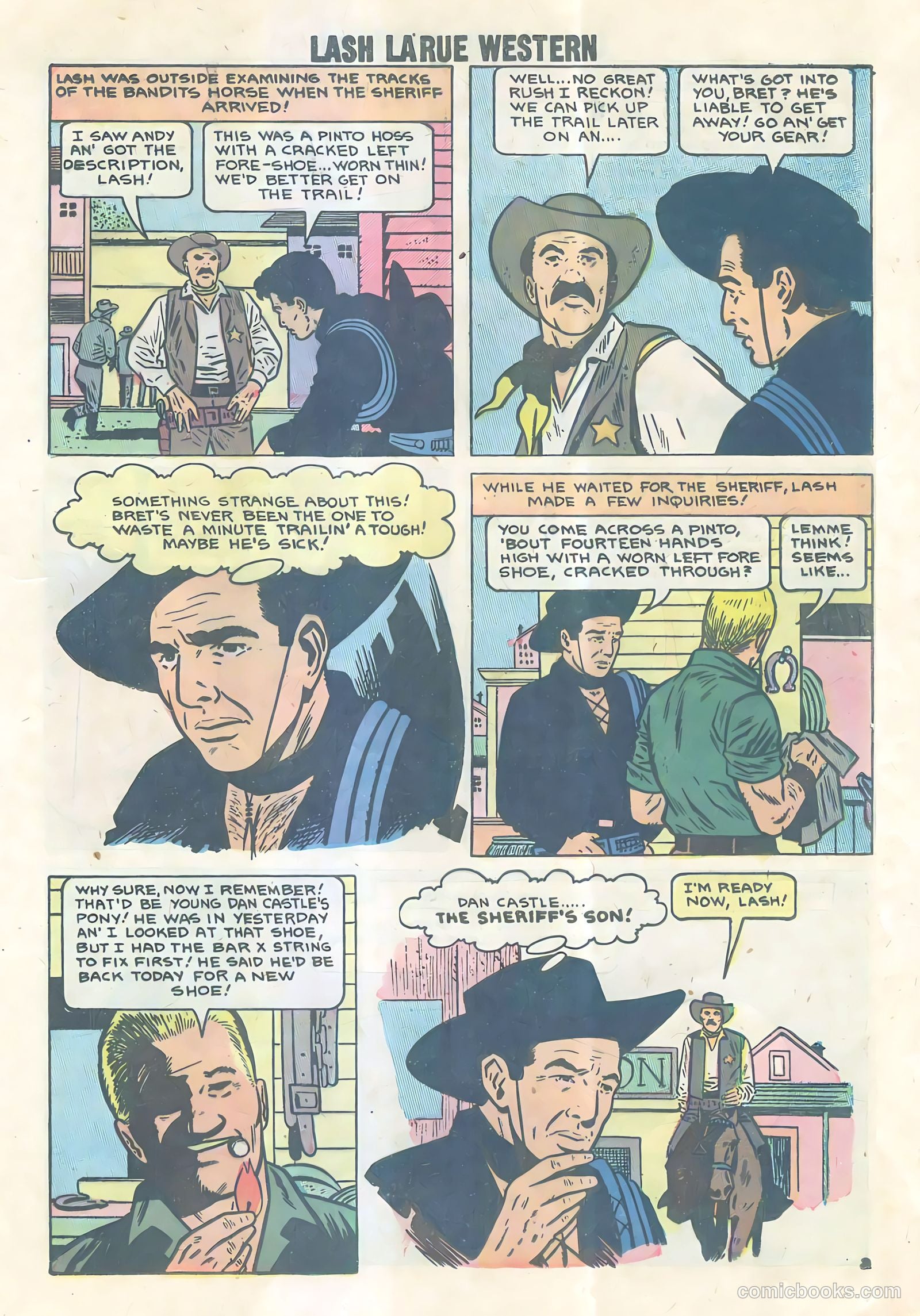 Lash Larue Western #69 (1957) — page 12 of 33