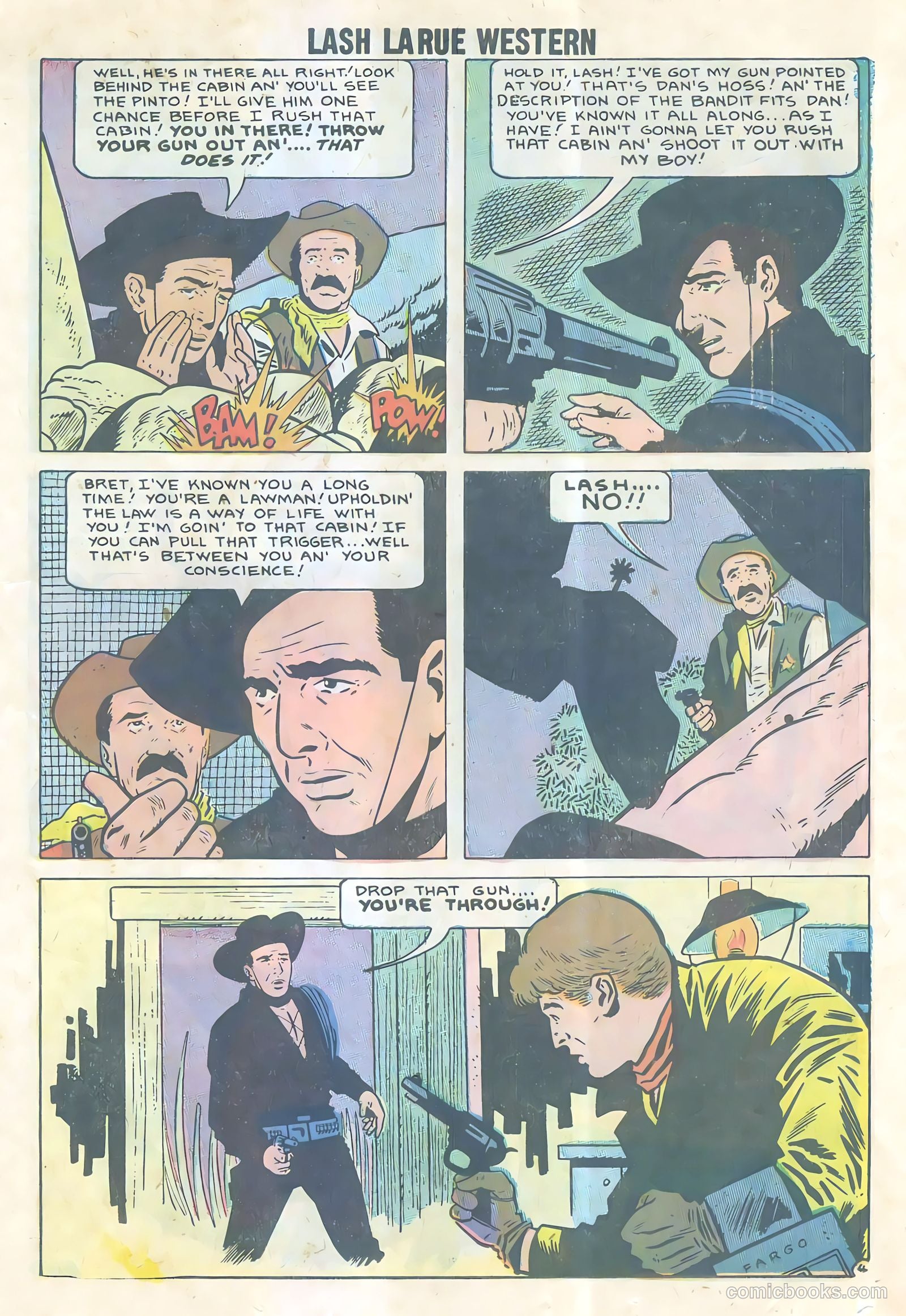 Lash Larue Western #69 (1957) — page 14 of 33
