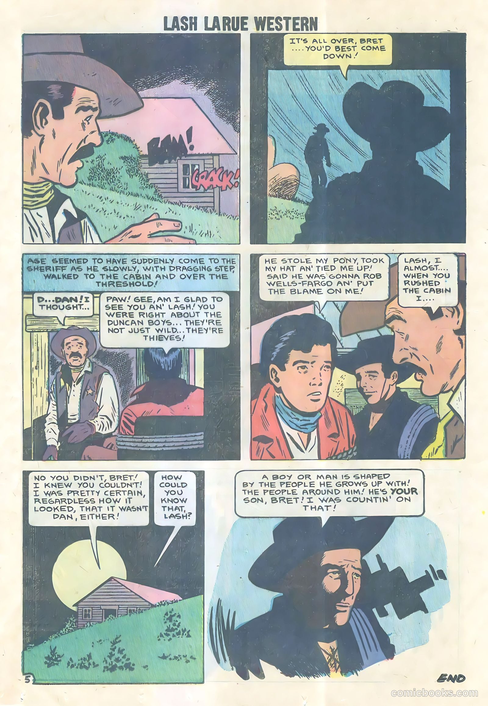 Lash Larue Western #69 (1957) — page 15 of 33