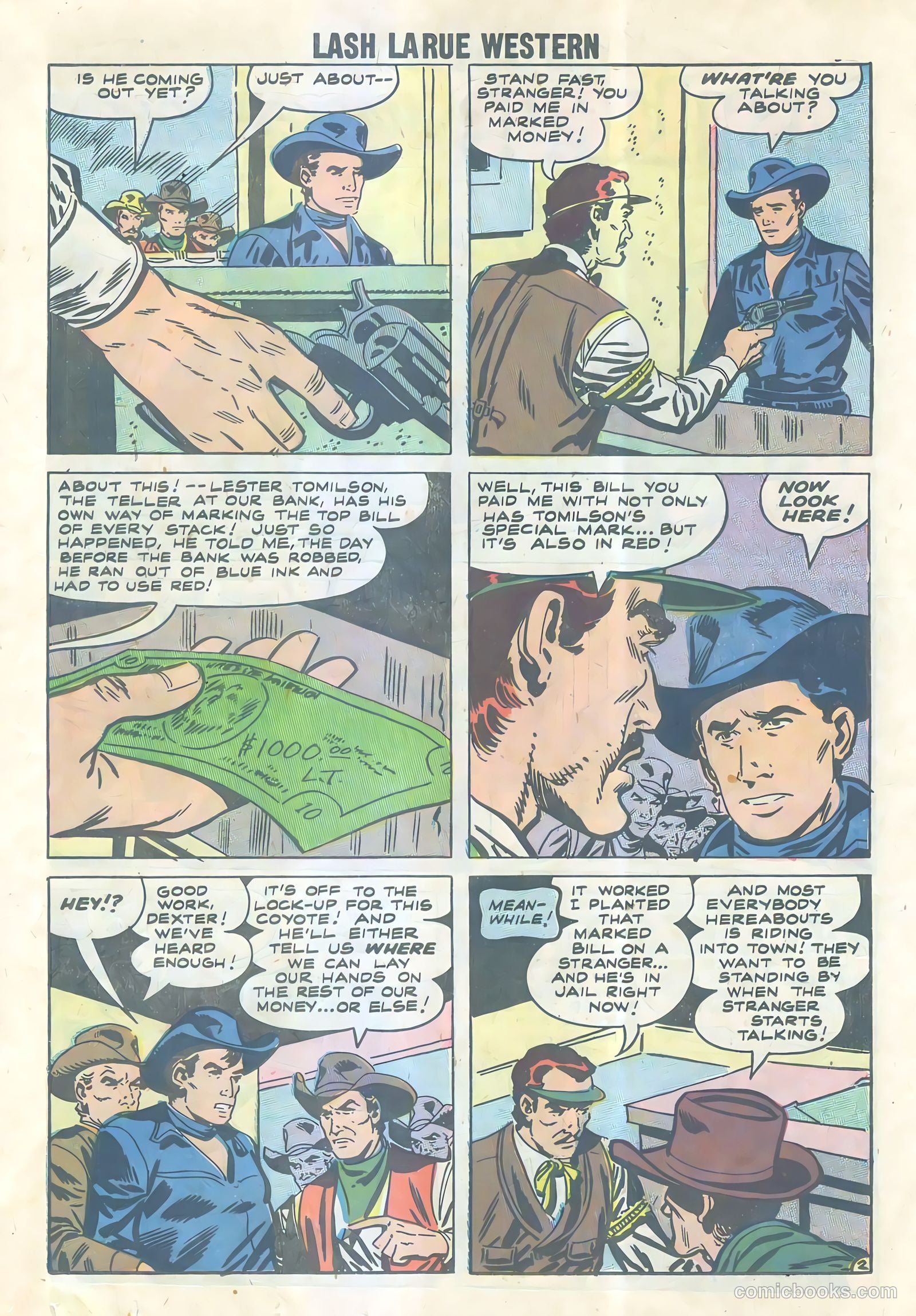 Lash Larue Western #69 (1957) — page 17 of 33