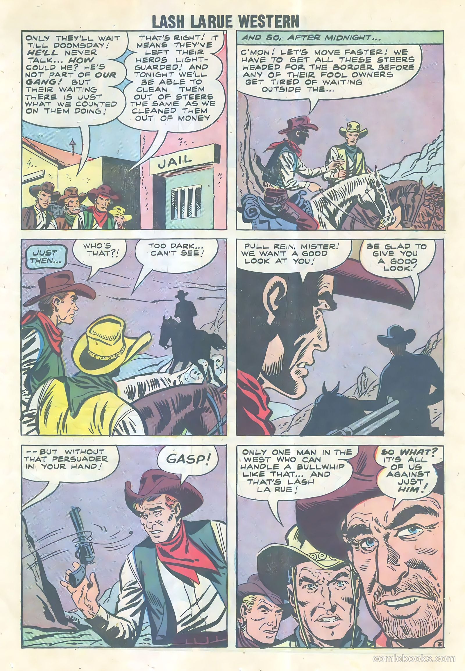 Lash Larue Western #69 (1957) — page 18 of 33