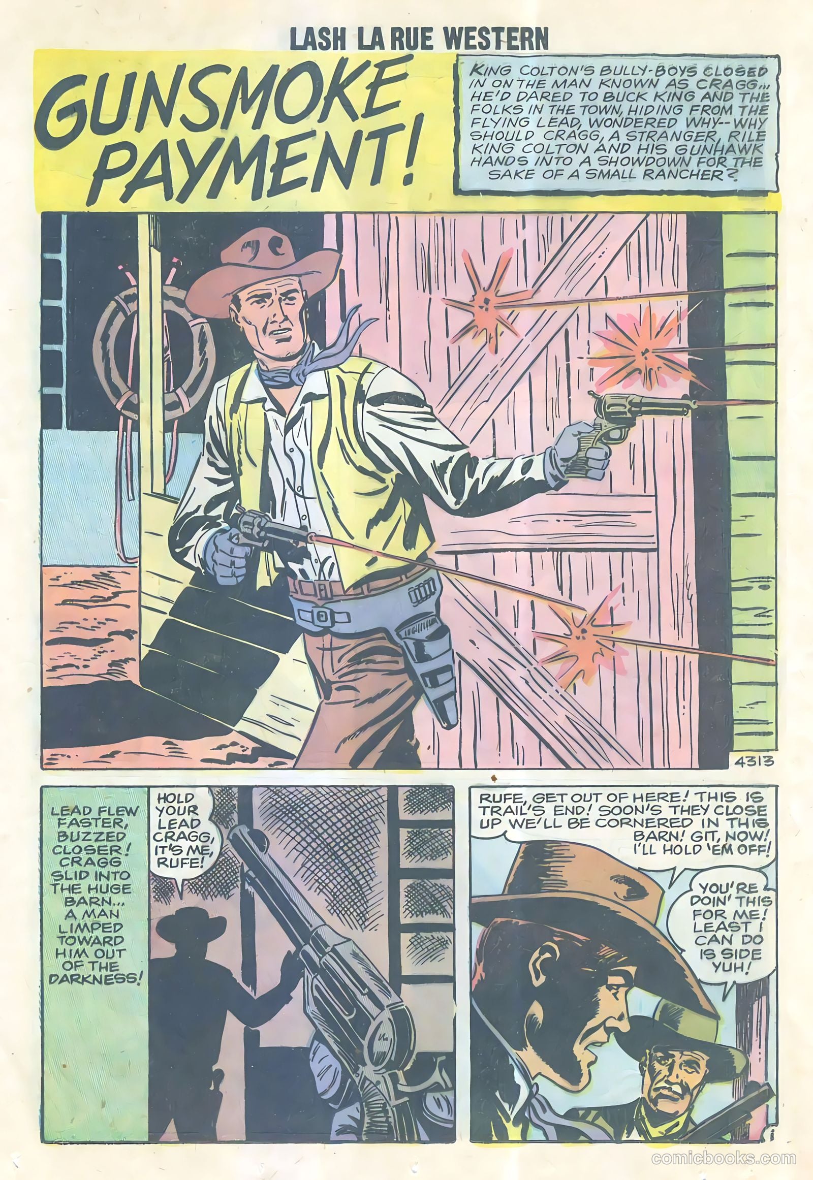 Lash Larue Western #69 (1957) — page 20 of 33