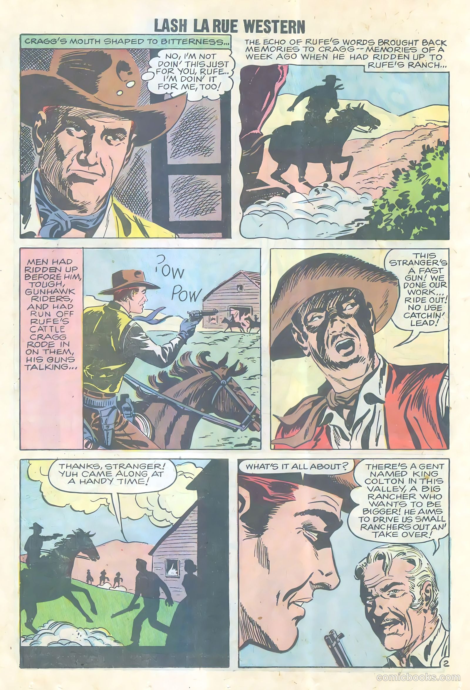 Lash Larue Western #69 (1957) — page 21 of 33