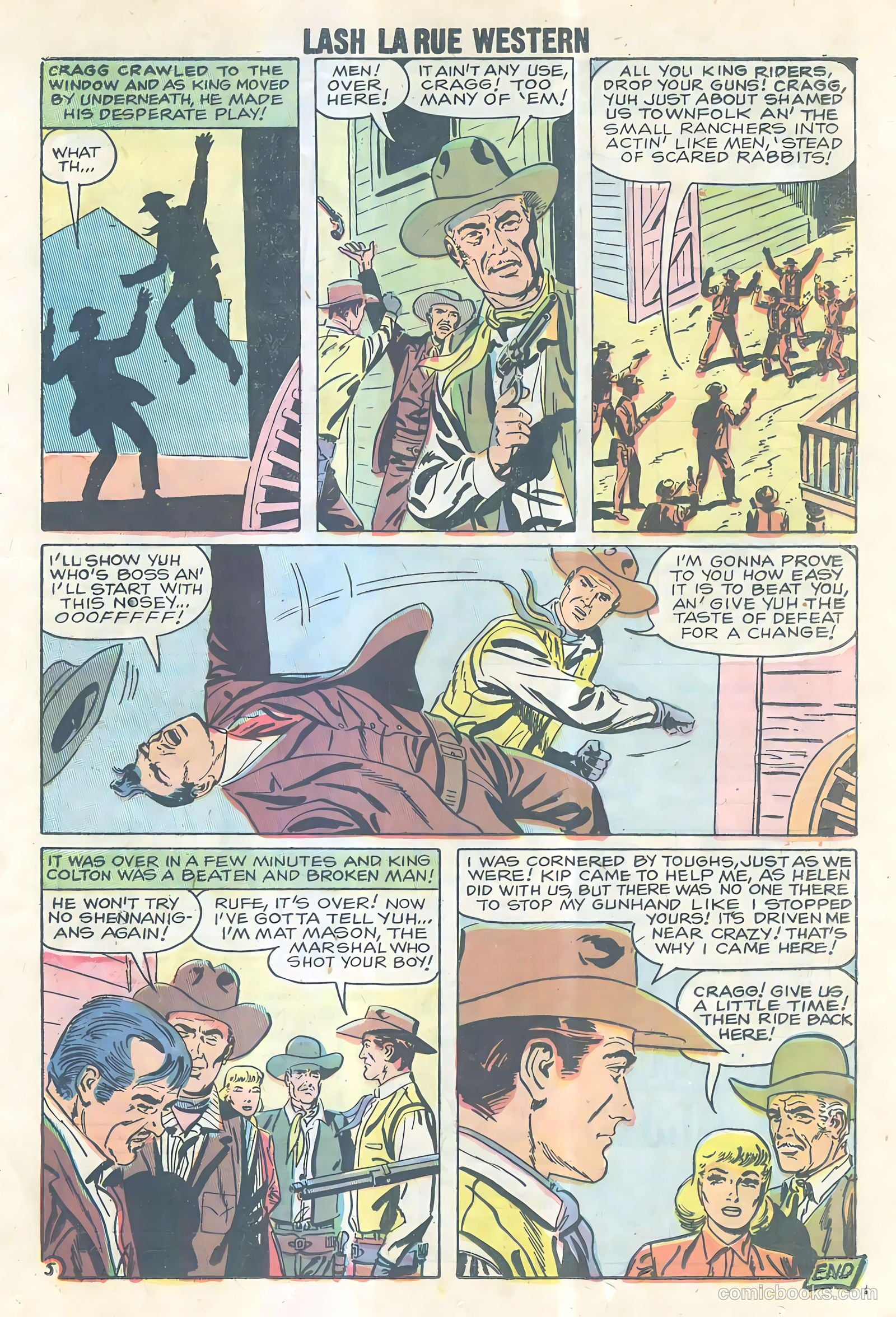 Lash Larue Western #69 (1957) — page 24 of 33