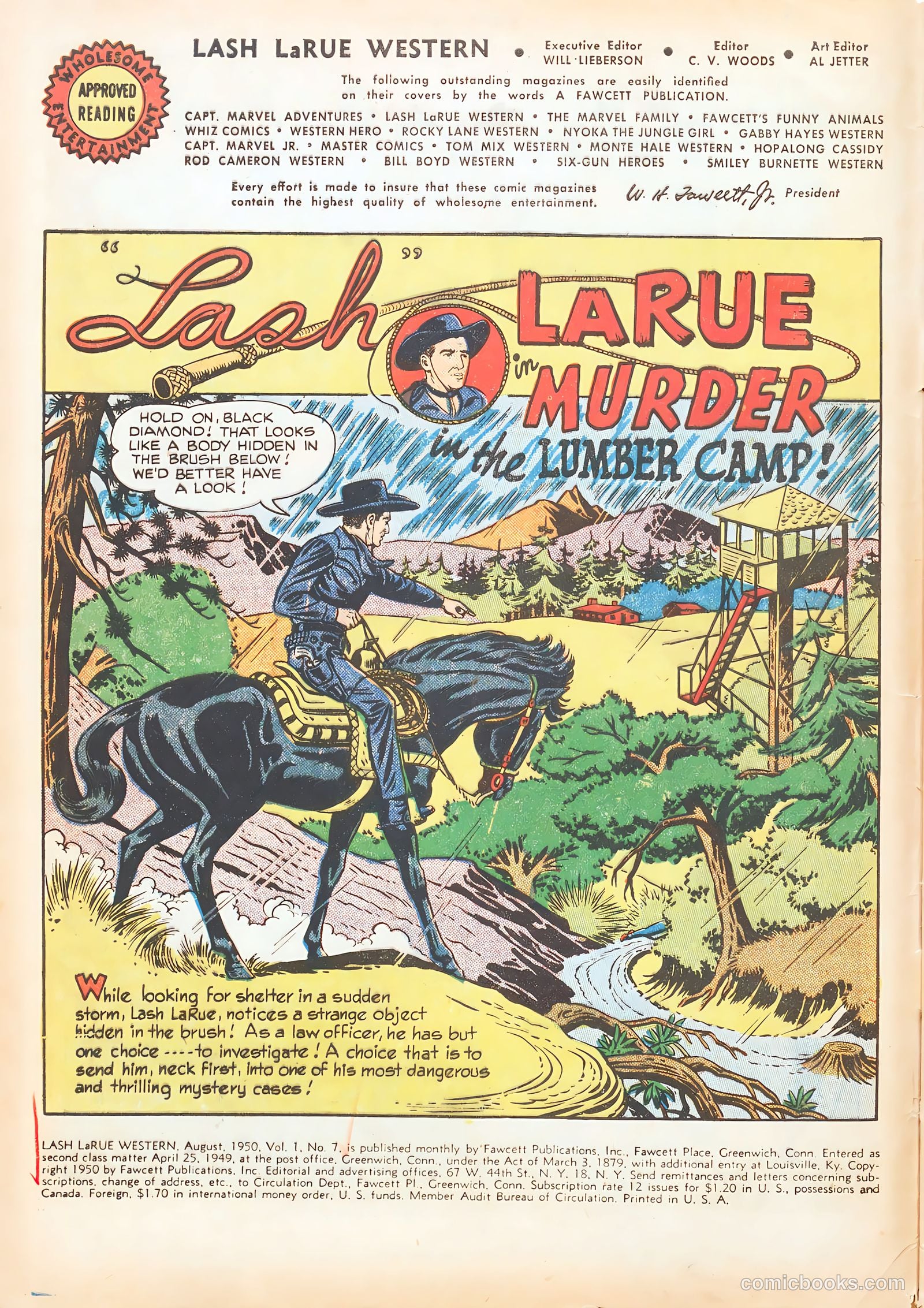 Lash LaRue Western #7 (1950) — page 4 of 52