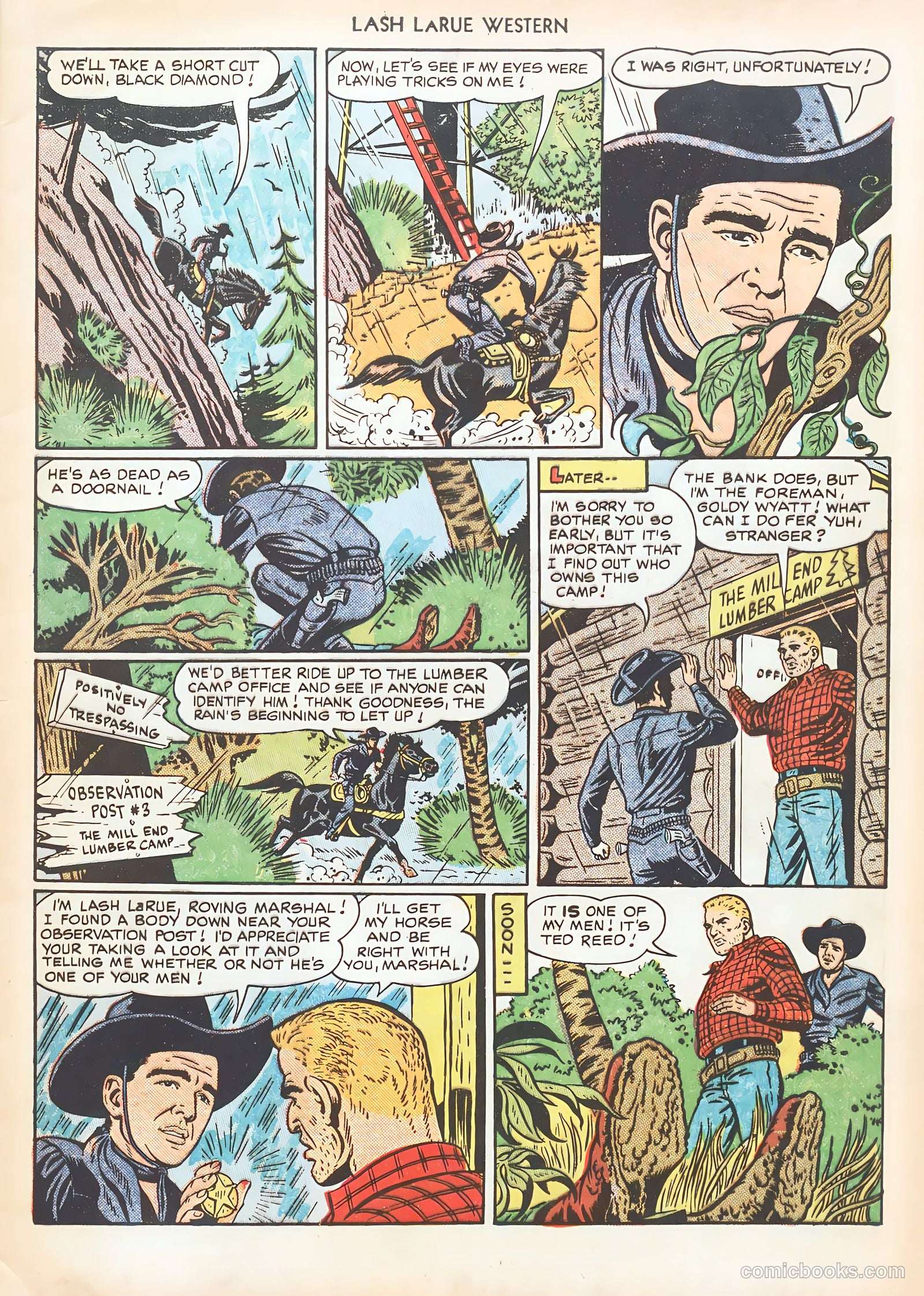 Lash LaRue Western #7 (1950) — page 5 of 52