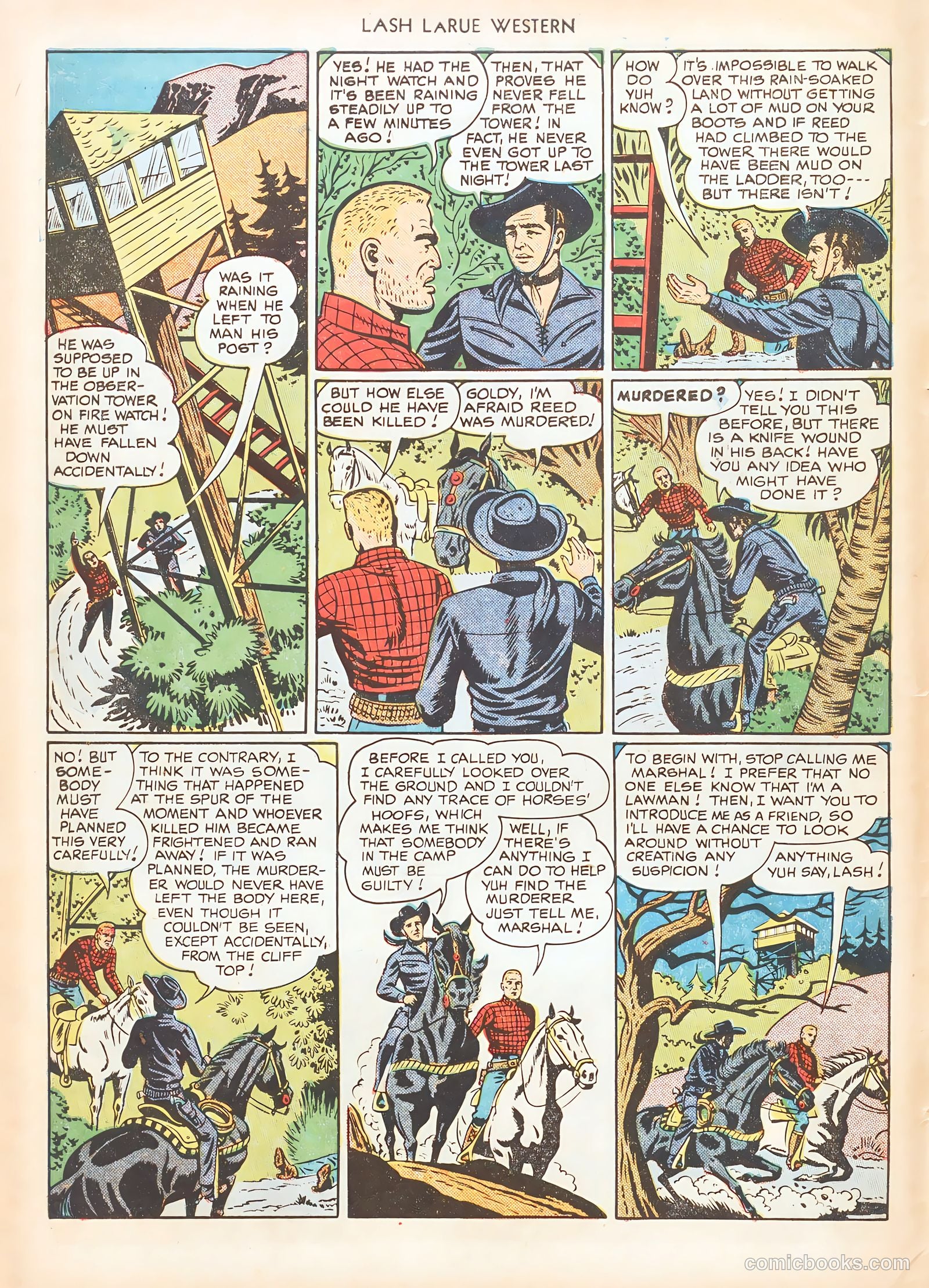 Lash LaRue Western #7 (1950) — page 6 of 52