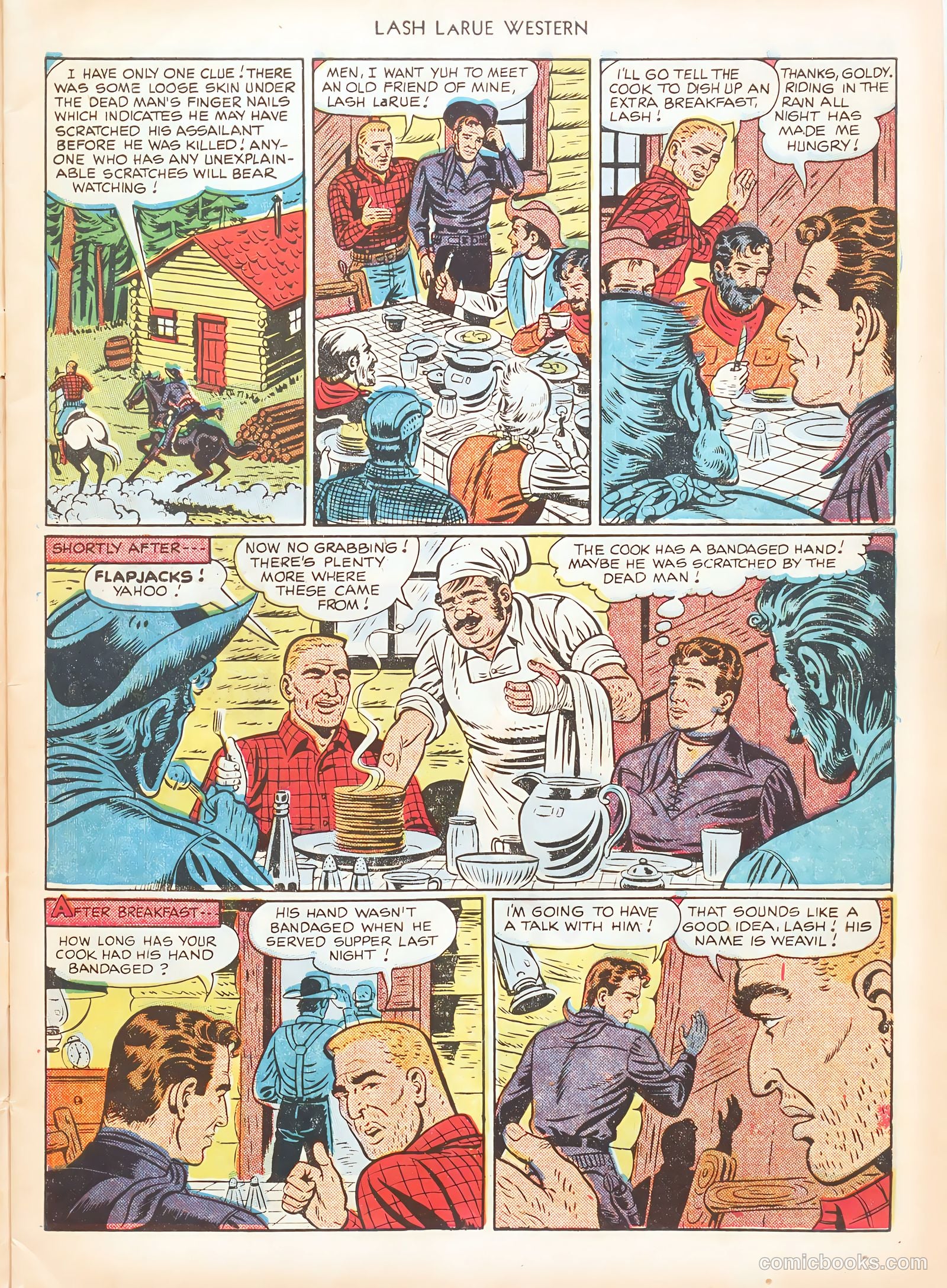 Lash LaRue Western #7 (1950) — page 7 of 52