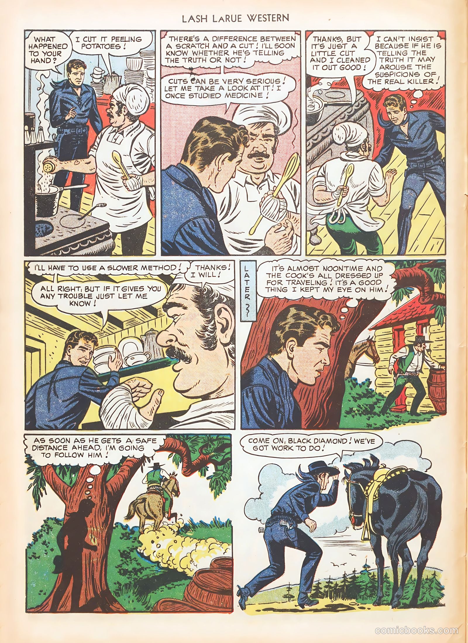 Lash LaRue Western #7 (1950) — page 8 of 52