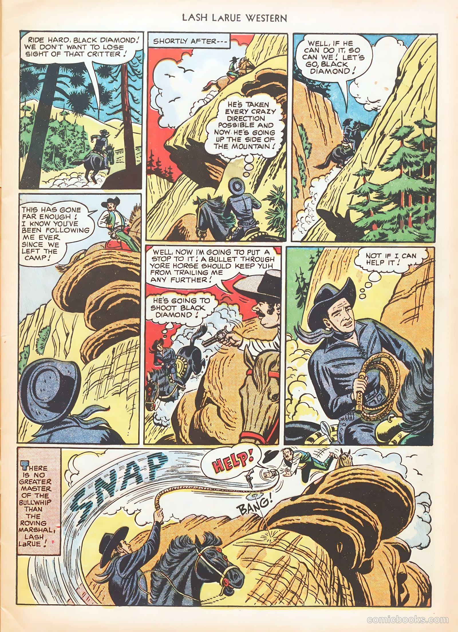 Lash LaRue Western #7 (1950) — page 9 of 52