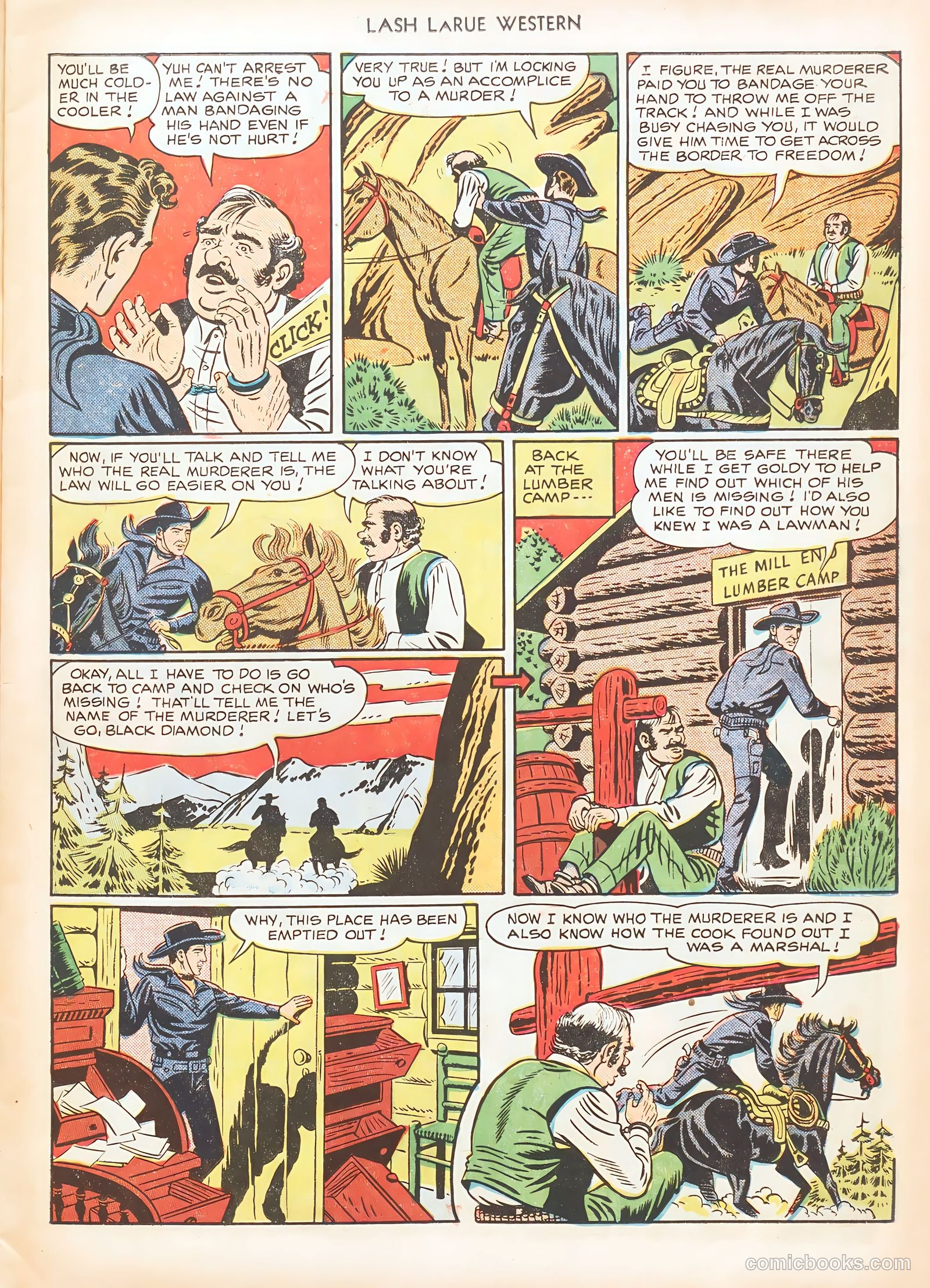 Lash LaRue Western #7 (1950) — page 11 of 52