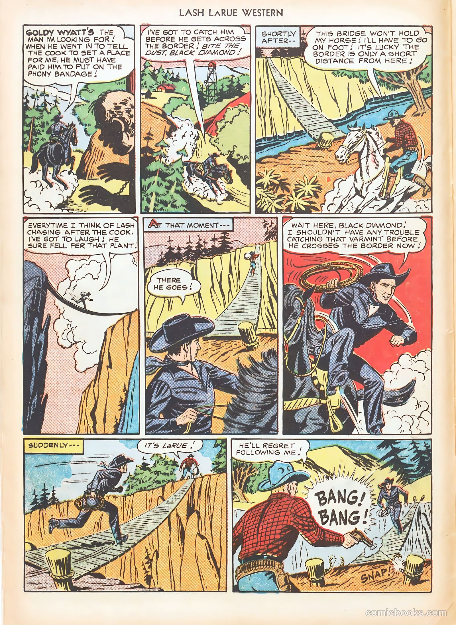 Lash LaRue Western #7 (1950) — page 12 of 52