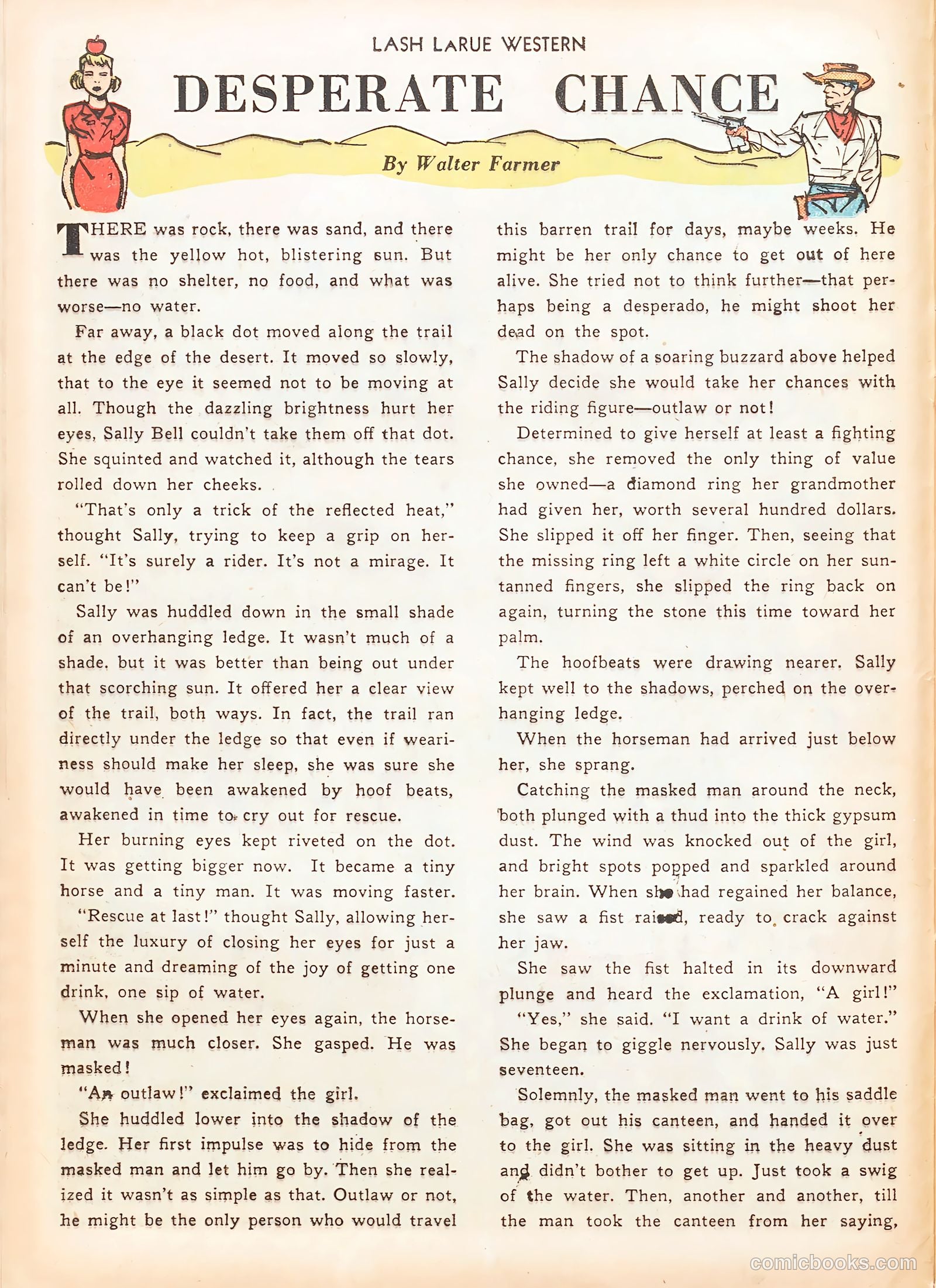 Lash LaRue Western #7 (1950) — page 16 of 52