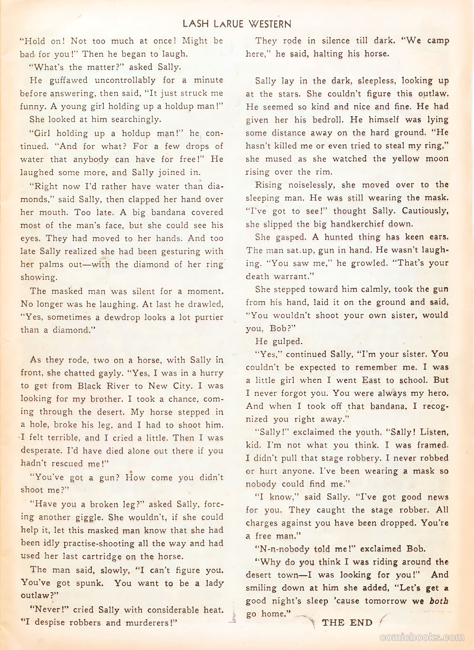 Lash LaRue Western #7 (1950) — page 17 of 52