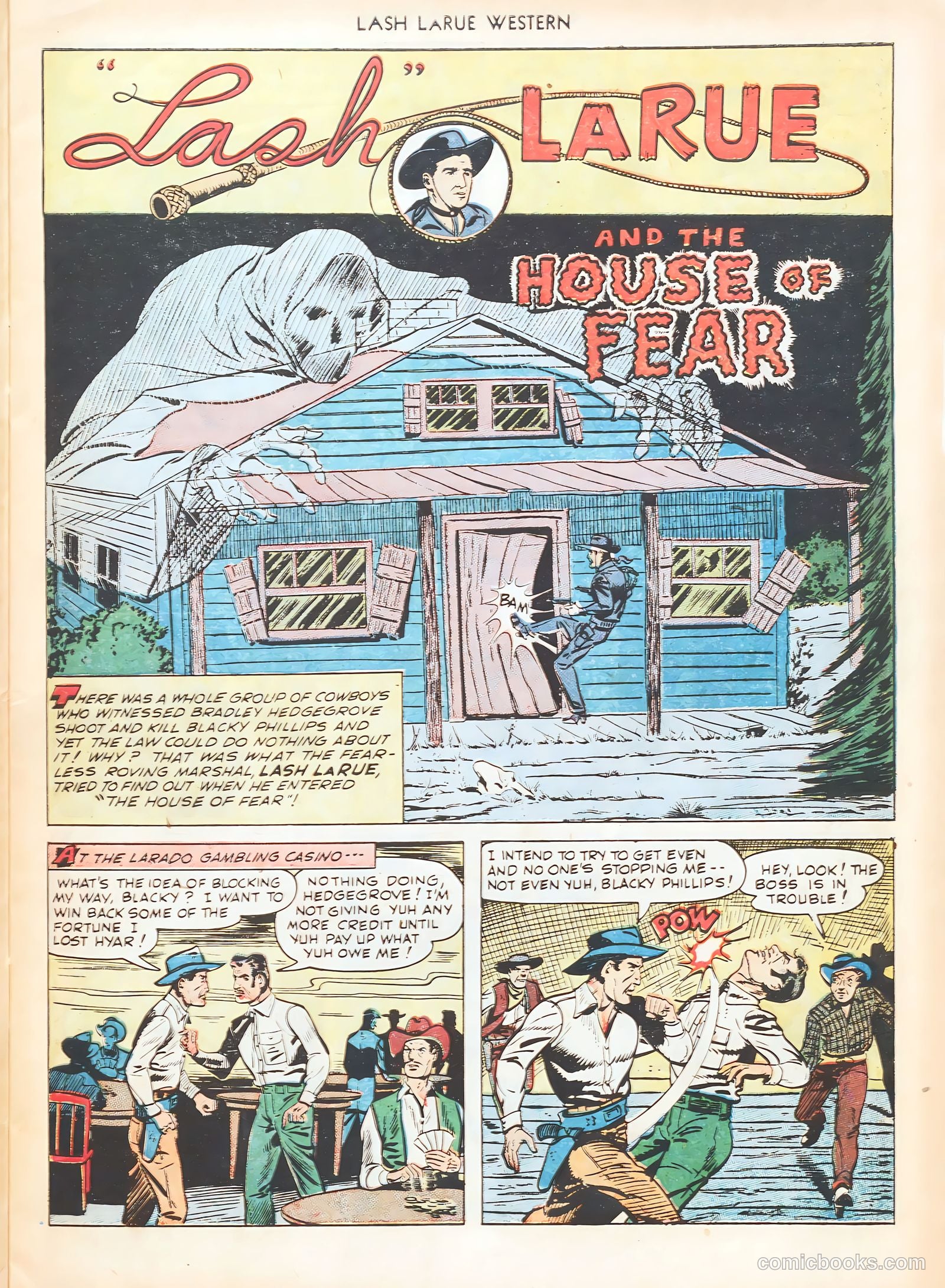 Lash LaRue Western #7 (1950) — page 19 of 52
