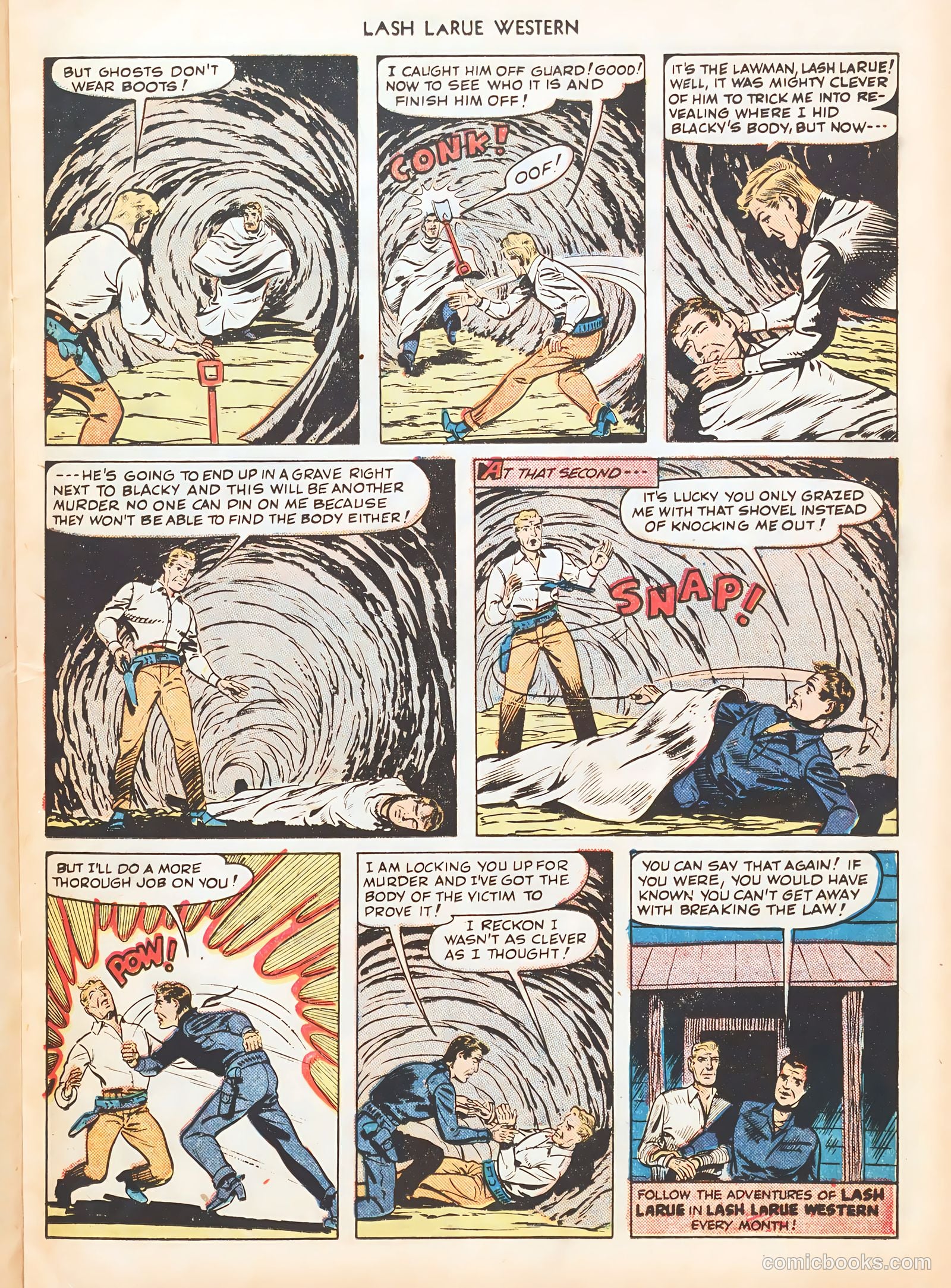 Lash LaRue Western #7 (1950) — page 25 of 52