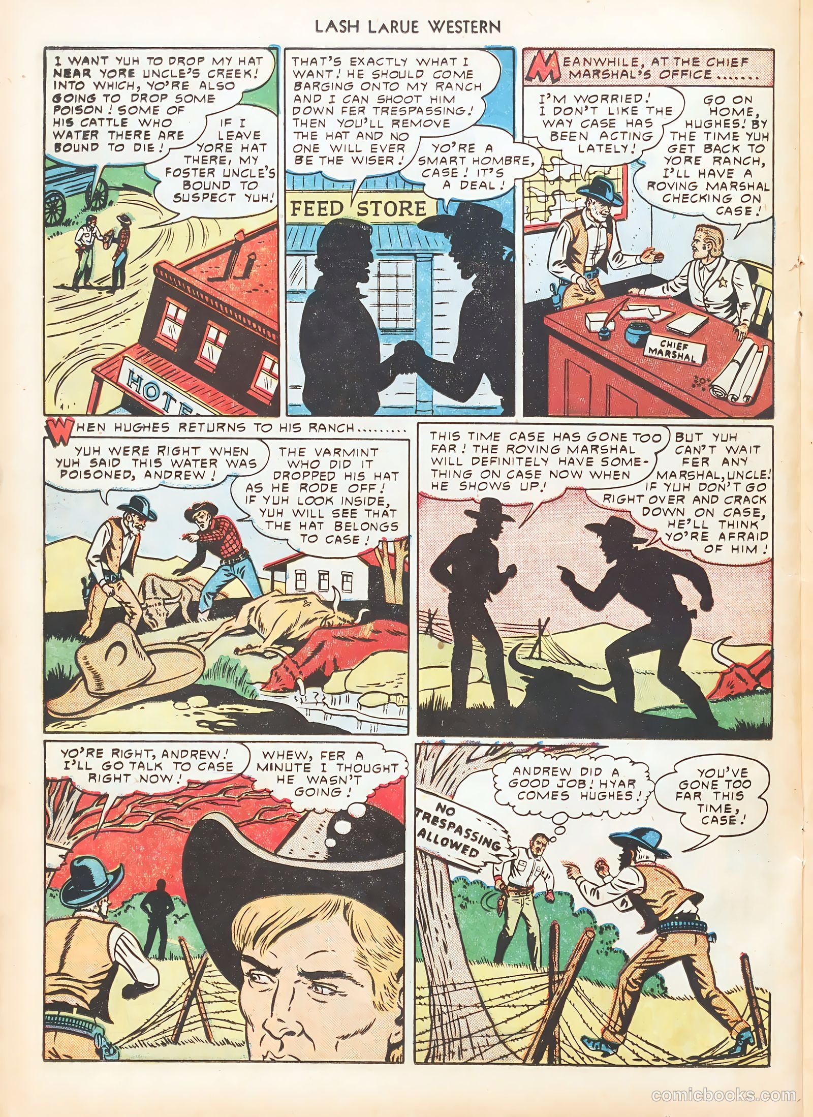 Lash LaRue Western #7 (1950) — page 28 of 52