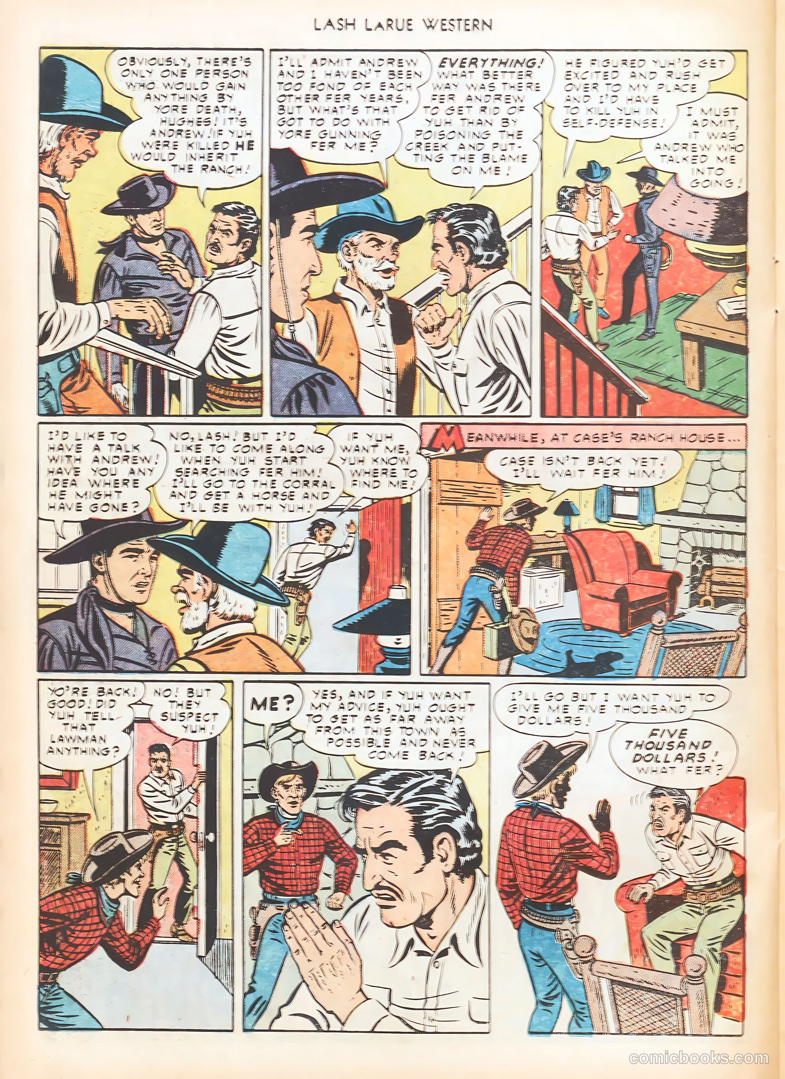 Lash LaRue Western #7 (1950) — page 30 of 52