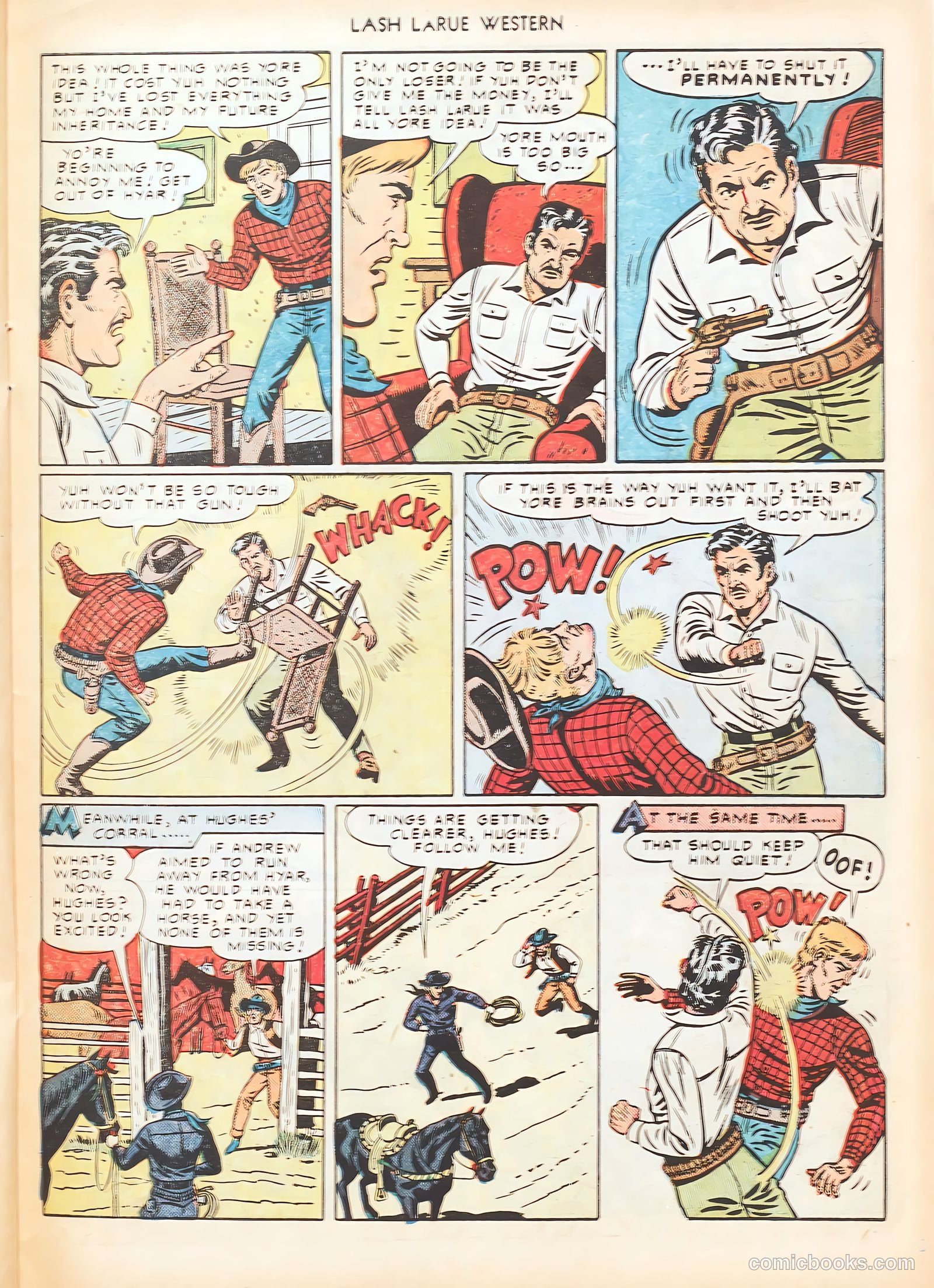 Lash LaRue Western #7 (1950) — page 31 of 52