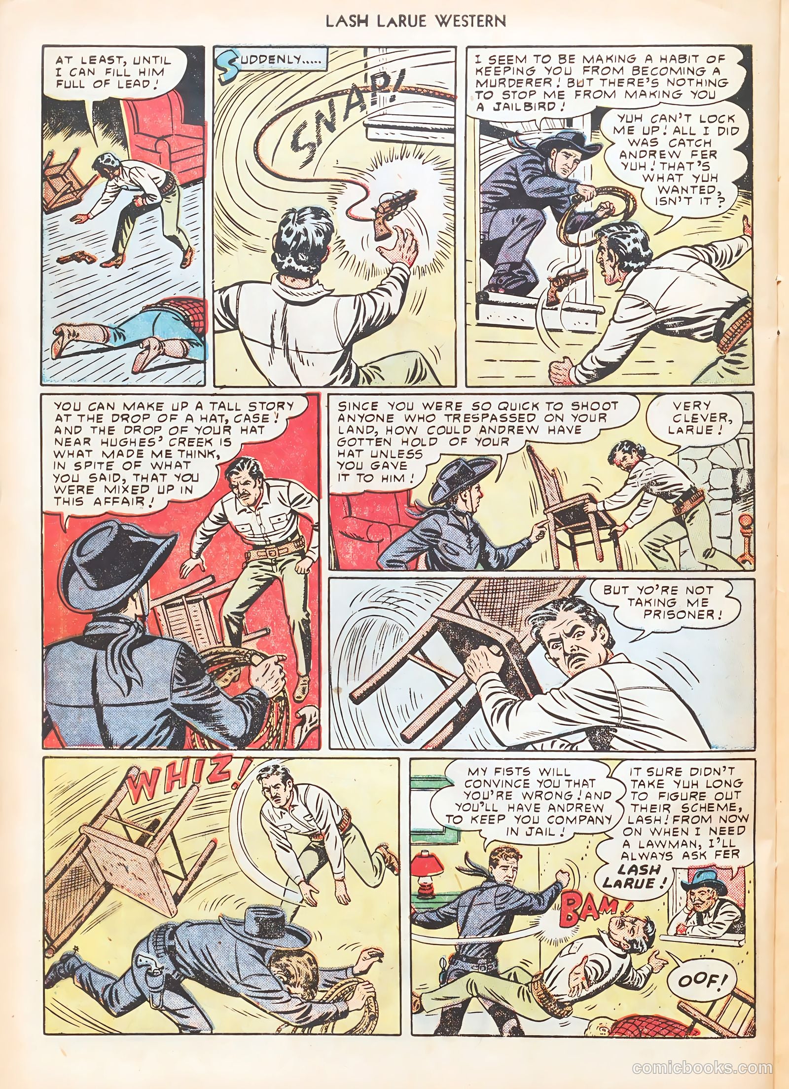 Lash LaRue Western #7 (1950) — page 32 of 52