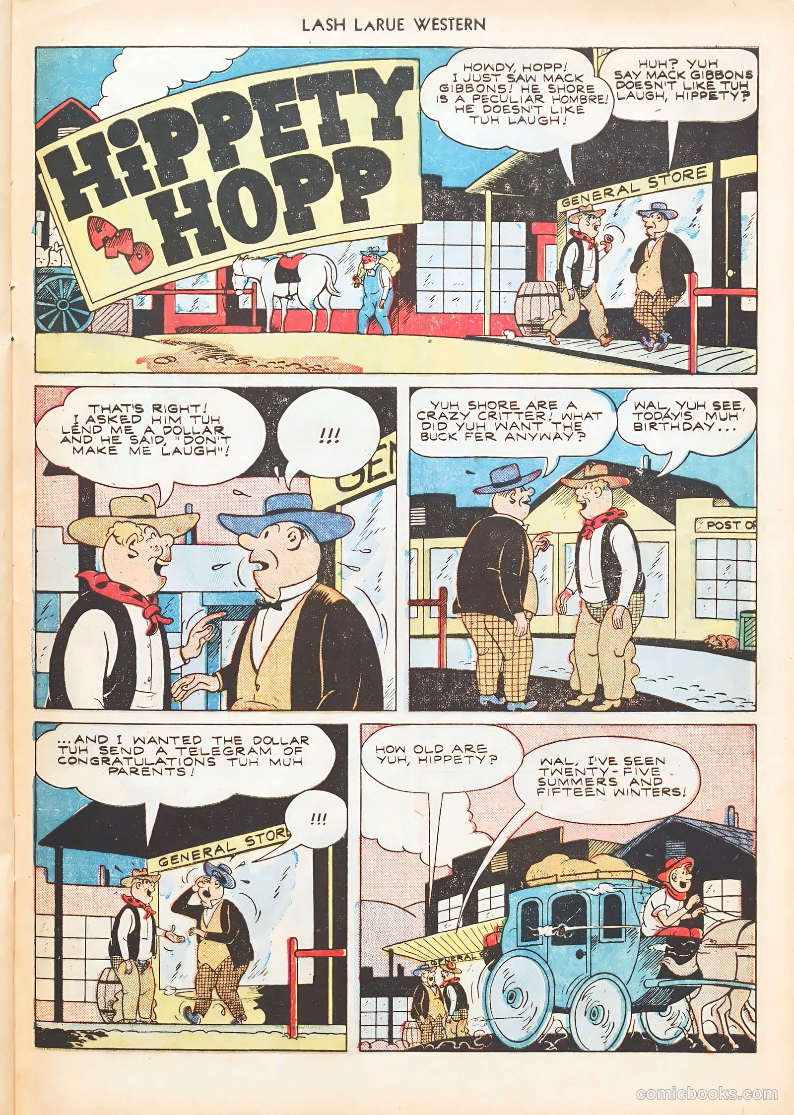 Lash LaRue Western #7 (1950) — page 33 of 52