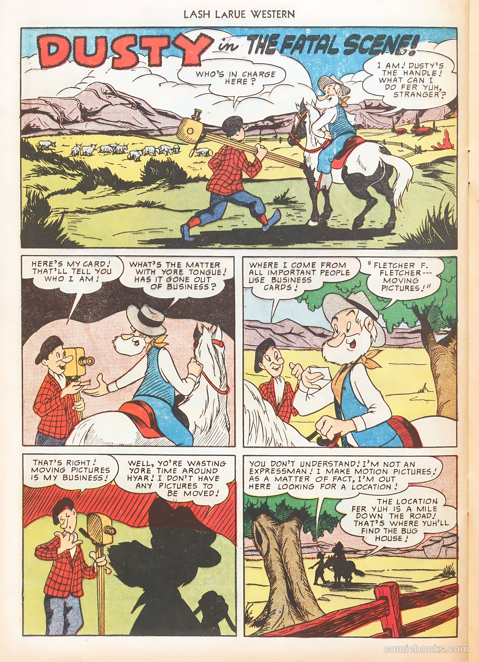 Lash LaRue Western #7 (1950) — page 36 of 52