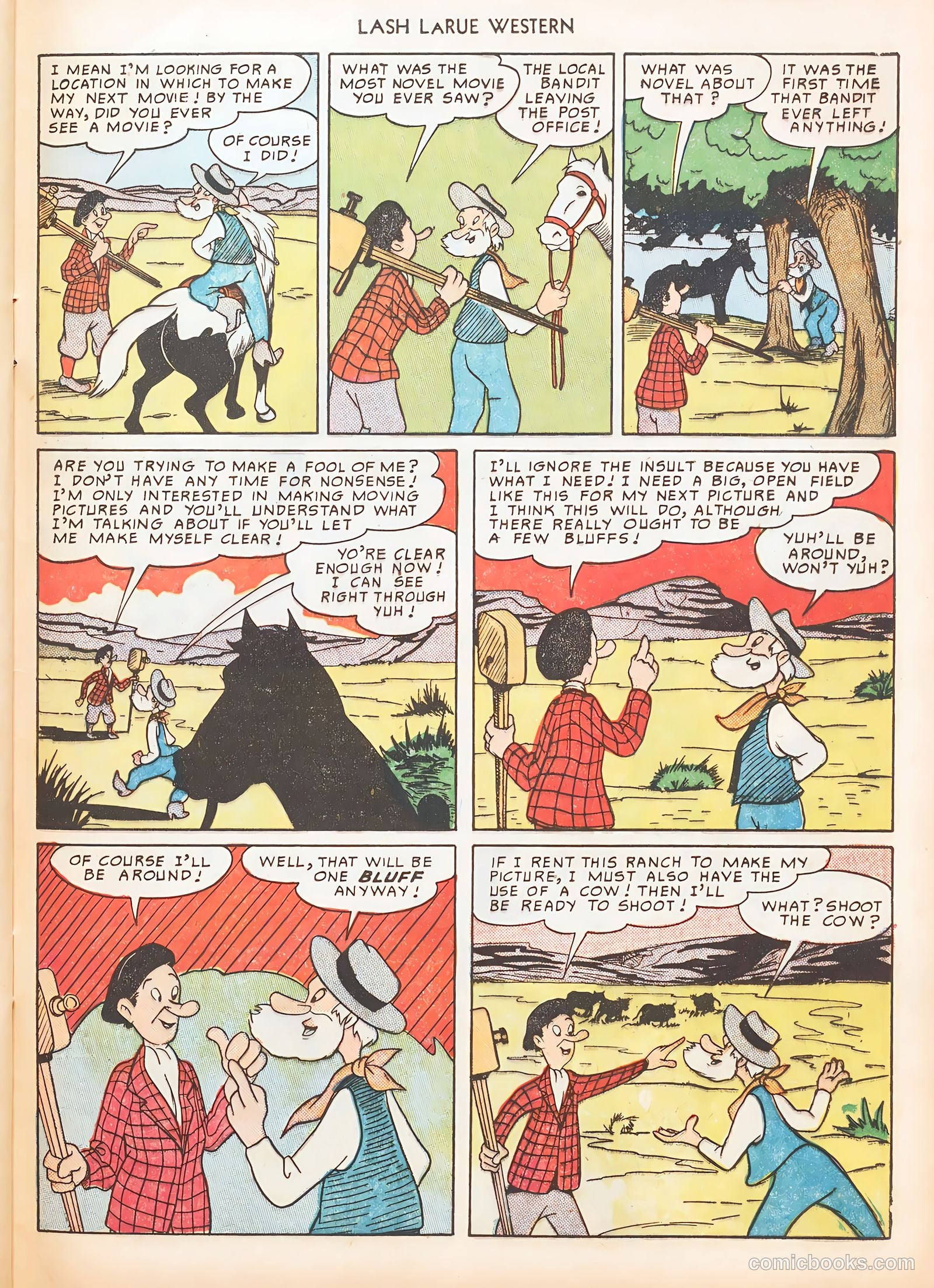 Lash LaRue Western #7 (1950) — page 37 of 52