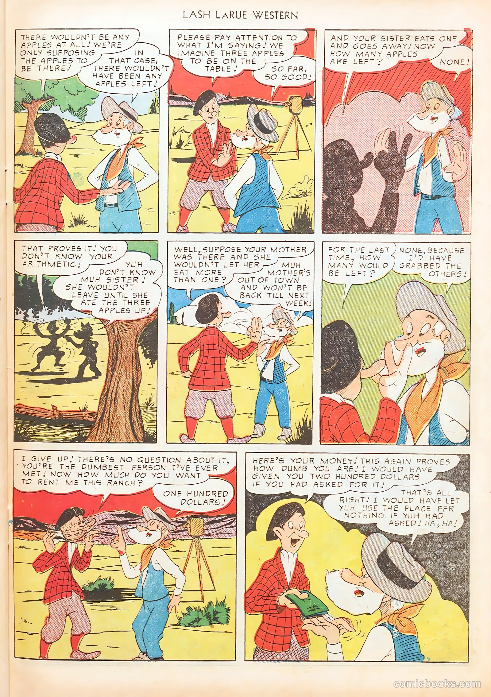 Lash LaRue Western #7 (1950) — page 39 of 52