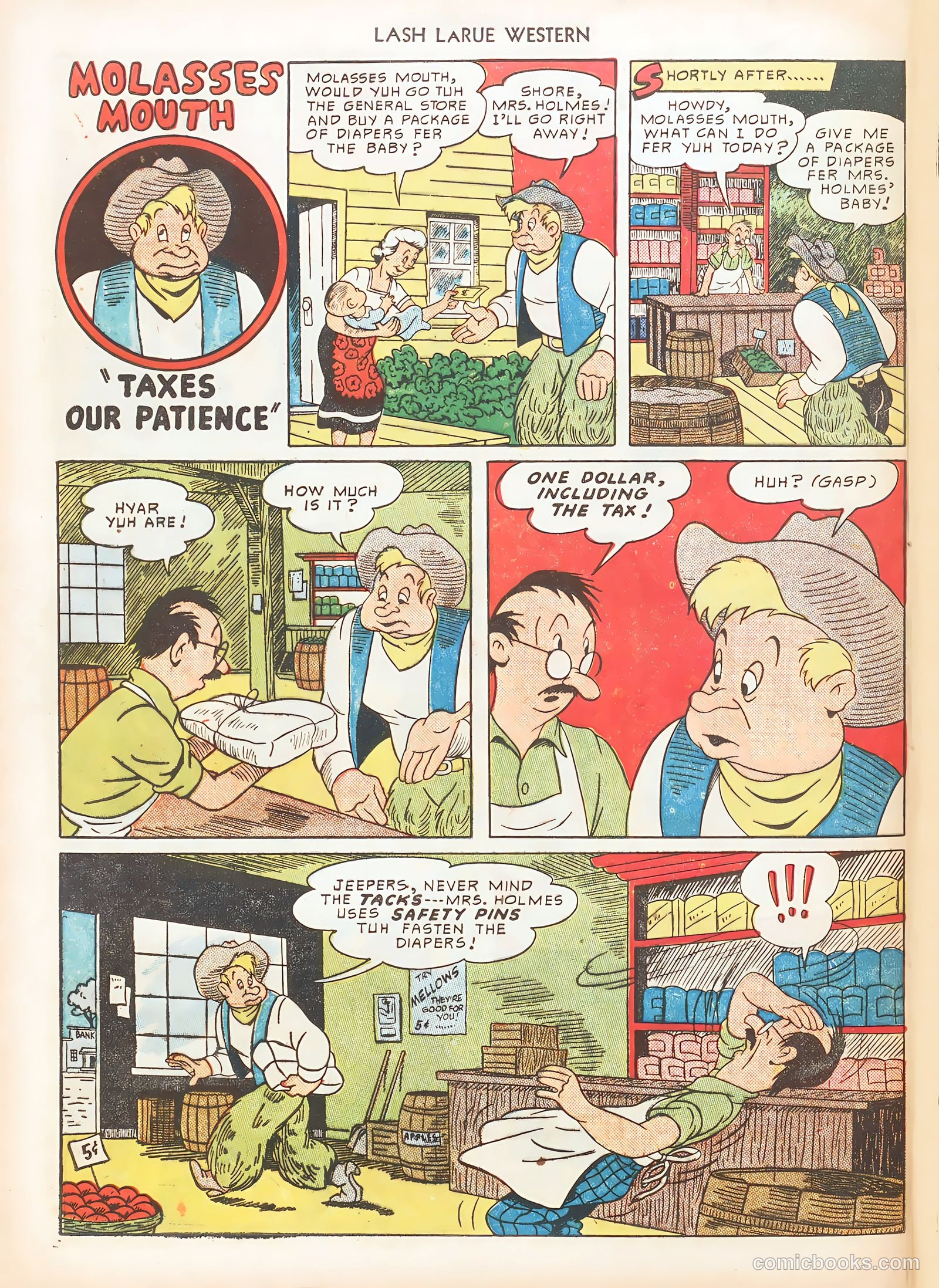 Lash LaRue Western #7 (1950) — page 40 of 52
